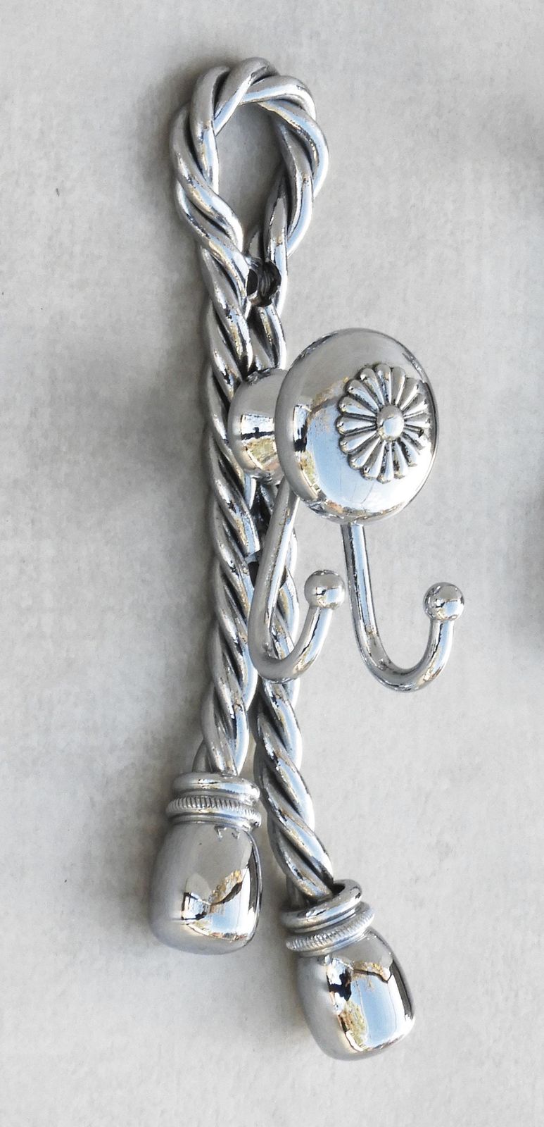 Rope And Tassel Towel Bar Maison Baguès C1970s France photo buy
