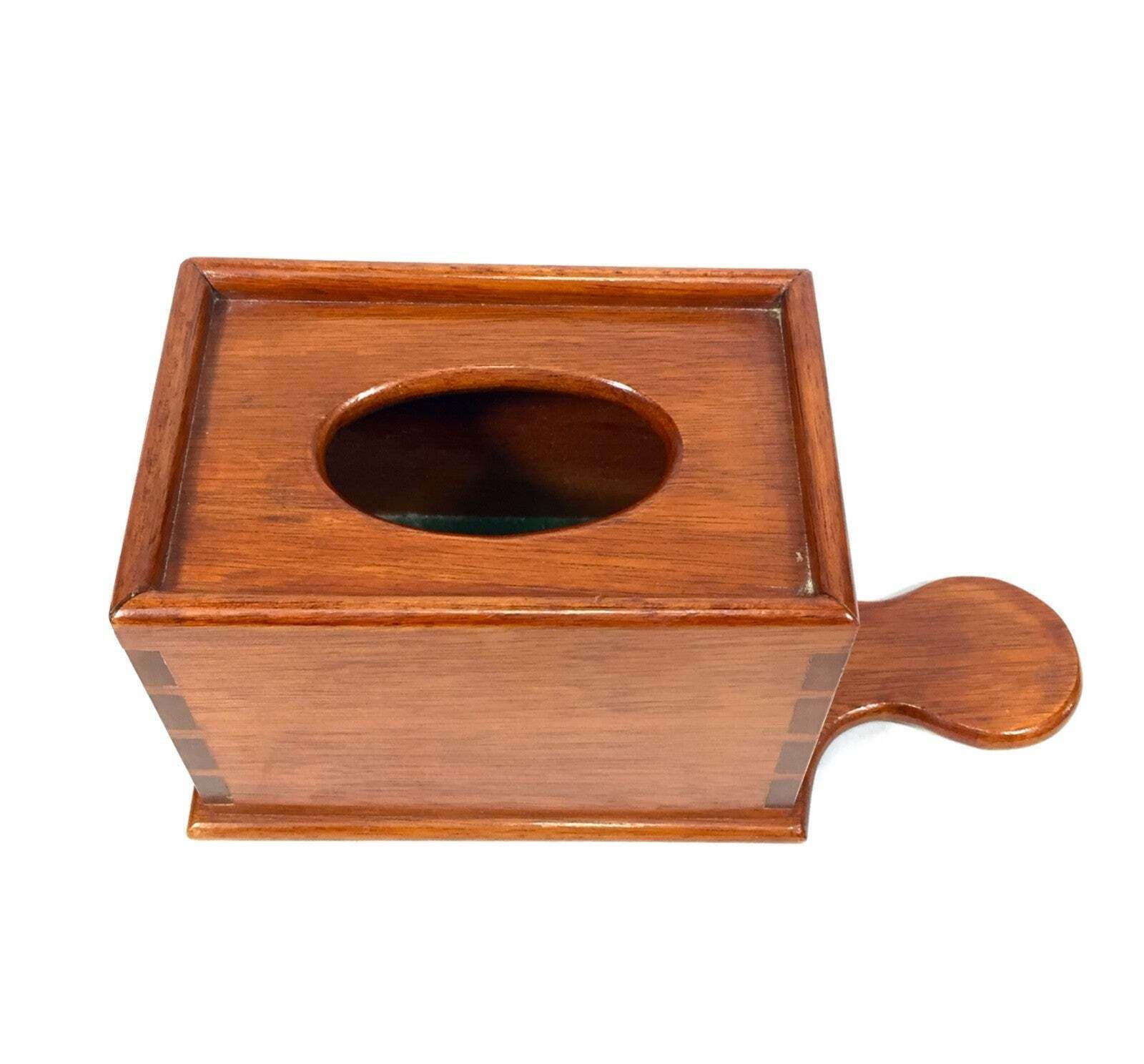 Antique Wooden Mahogany Church Used Handled Collection Box / Circa 1920 photo furniture