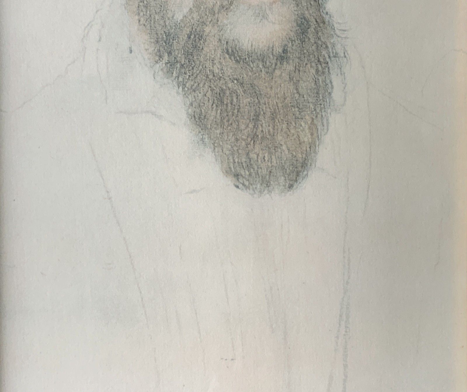 Original Portrait Drawing Of 16th Century Lord Vaux, After Hans Holbein photo buy