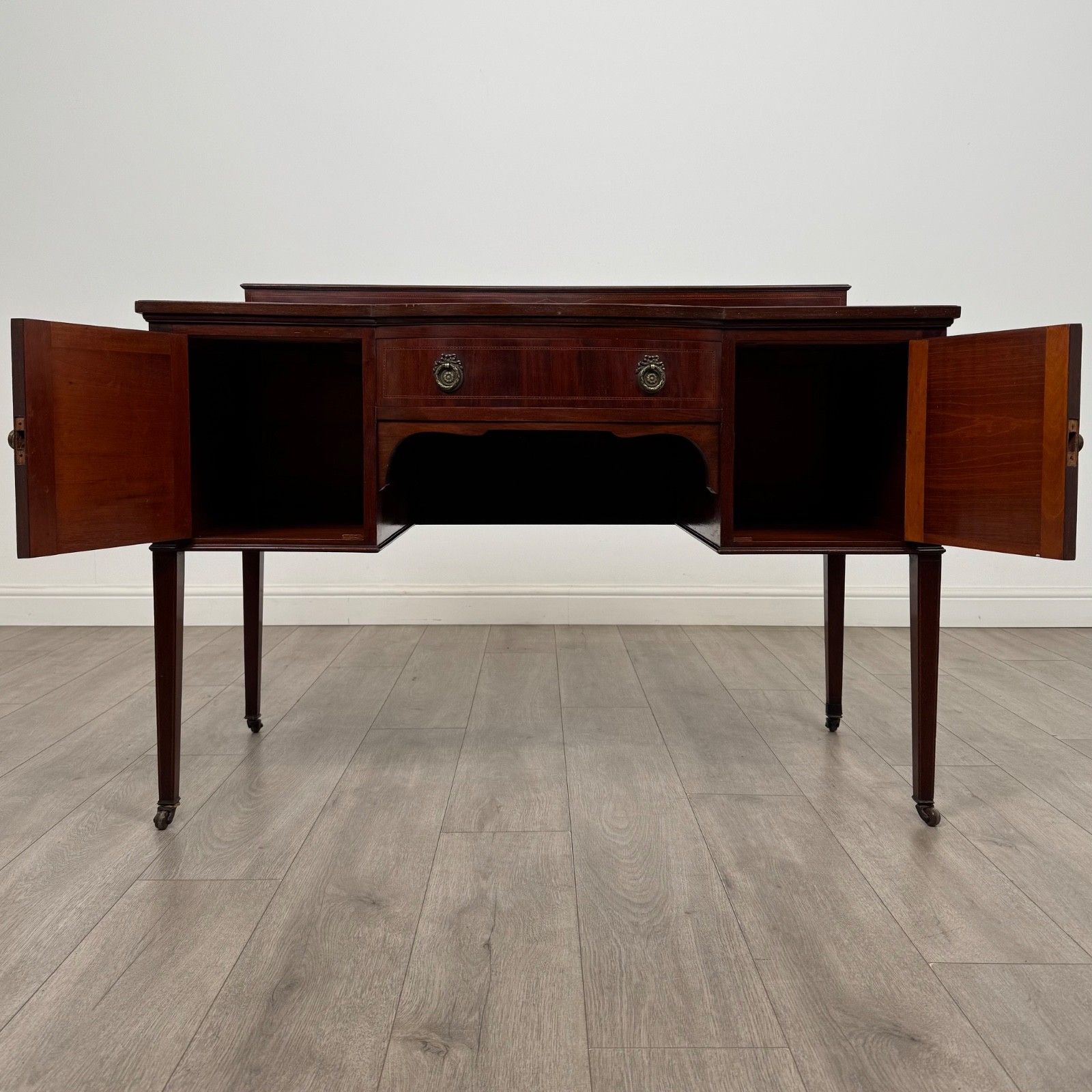 Antique 20th Century Edwardian Writing Table In Mahogany ( Af 5227 ) photo furniture