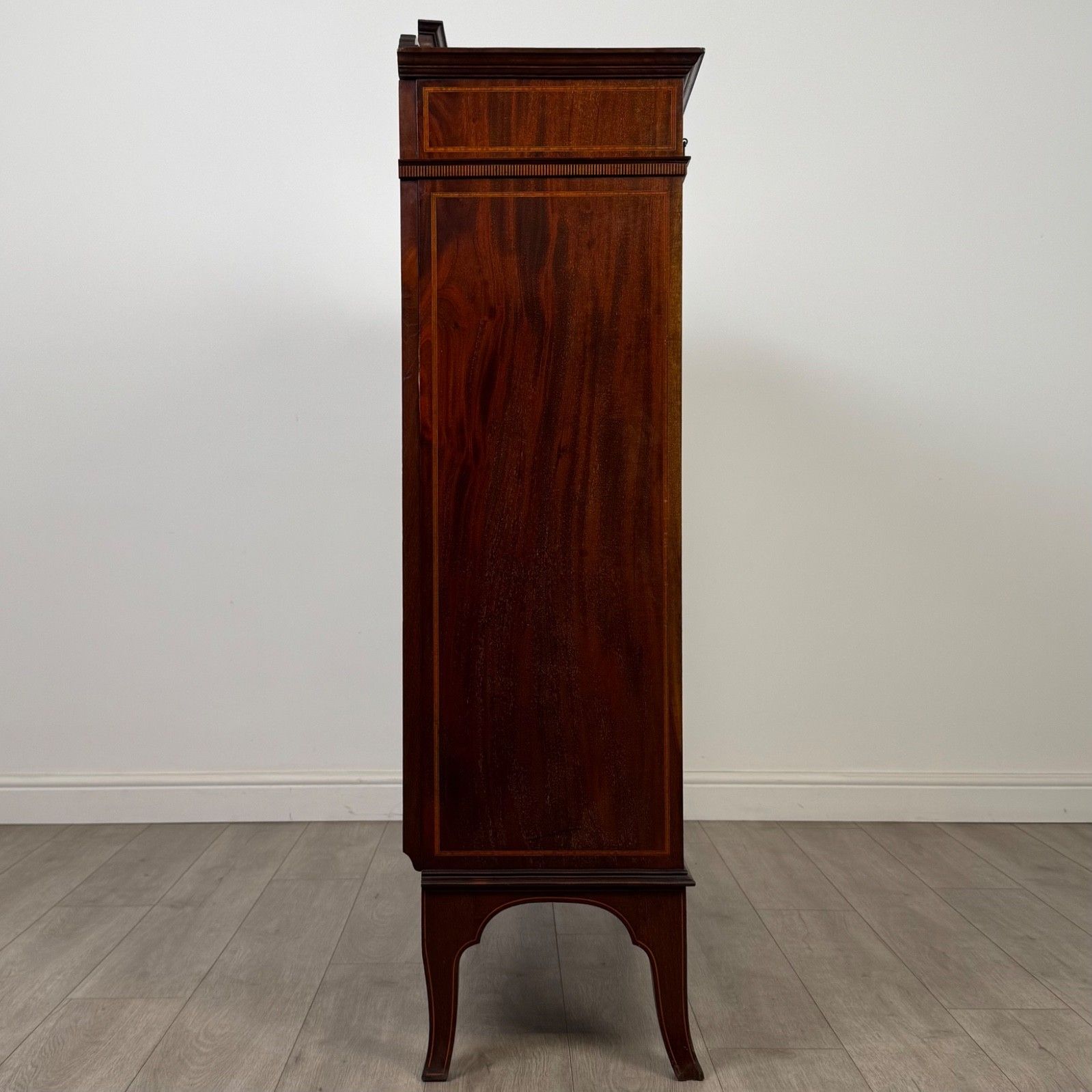Antique 19th Century Fine Quality Display Cabinet In Mahogany ( Af 5267 ) photo vintage