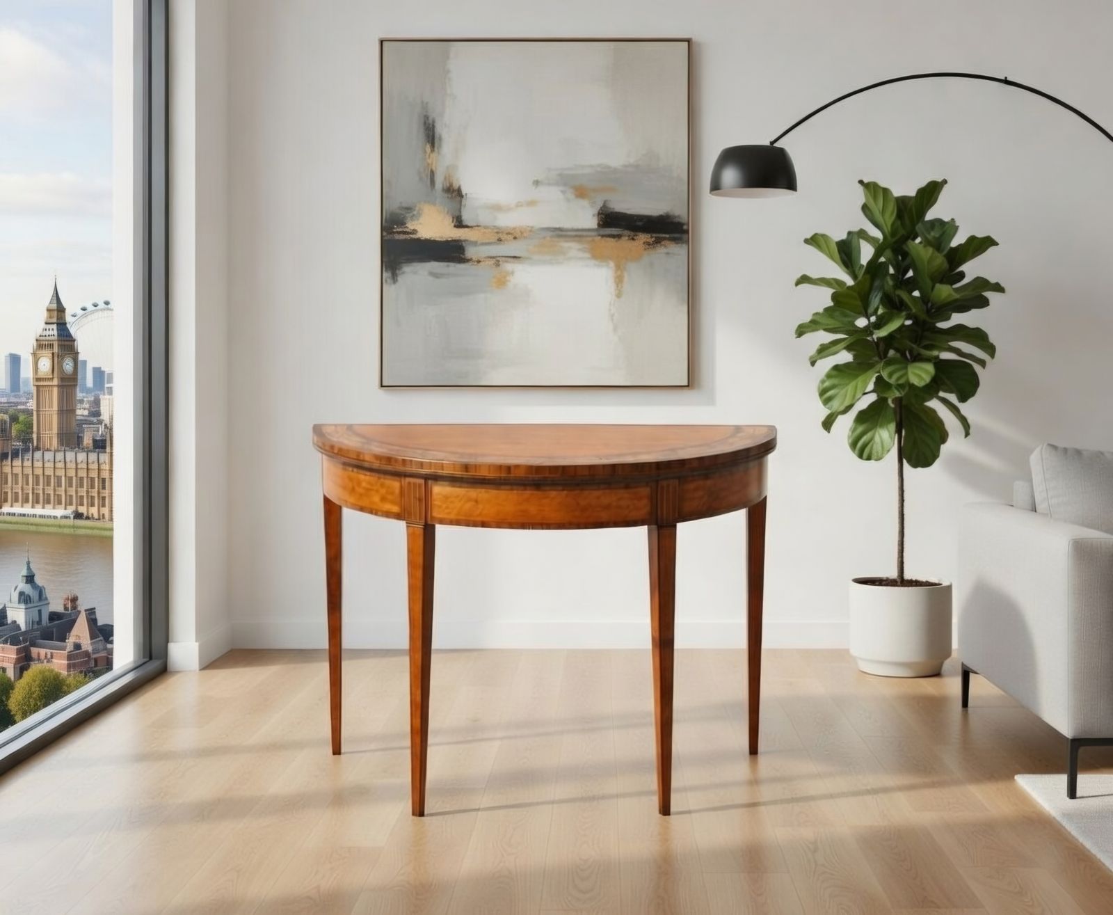 George III Satinwood Table, 1700s