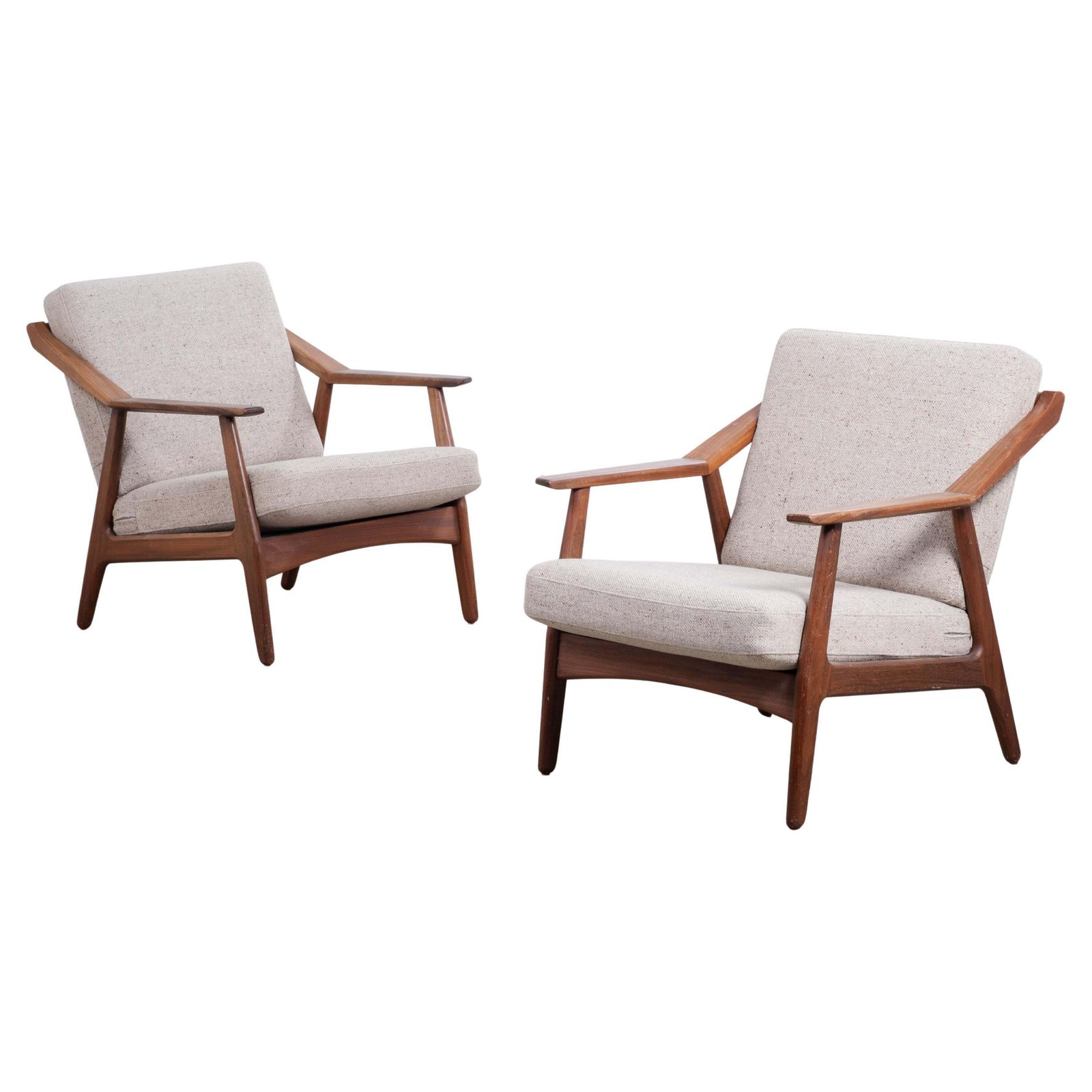 Teak Lounge Chairs By H. Brockmann Petersen For Randers Møbelfabrik, 1960s