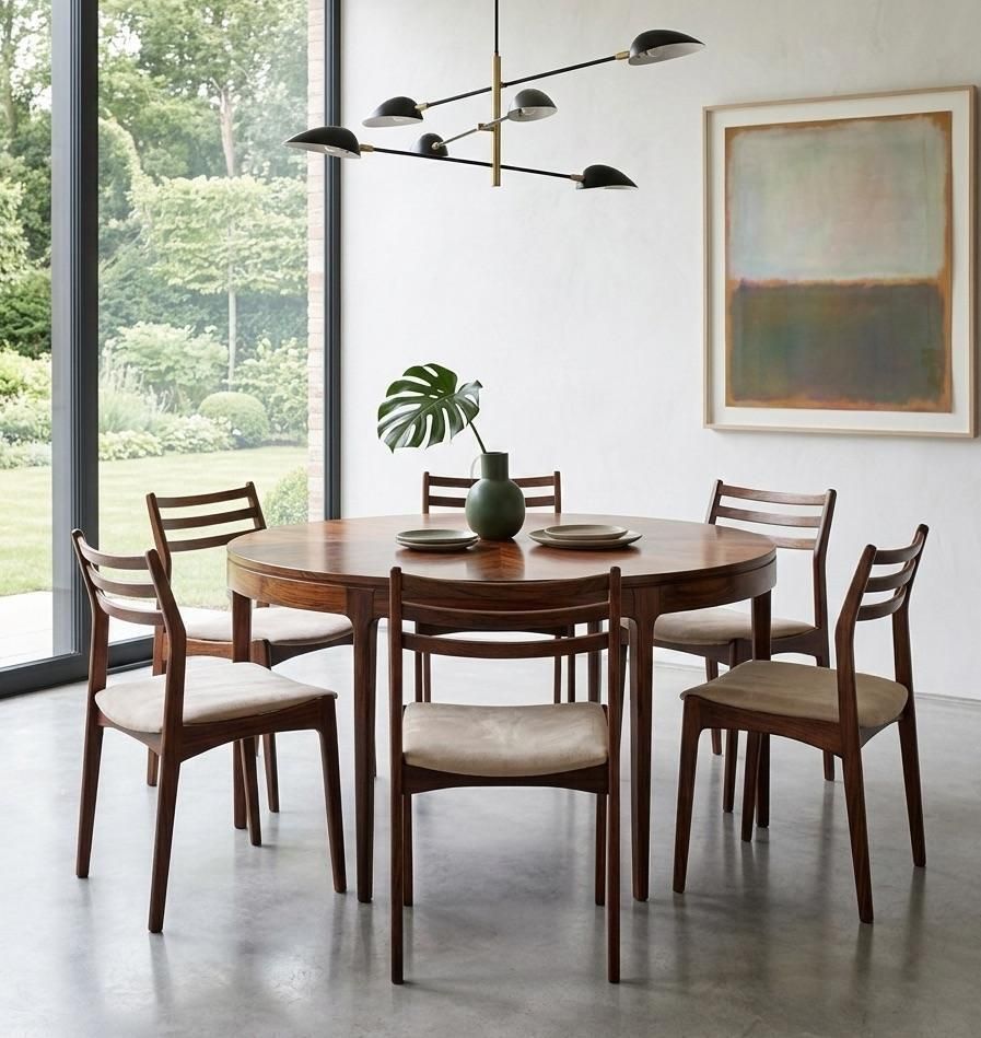 Rosewood Dining Chairs By Vestervig Eriksen For Brdr. Tromborg, Denmark, 1960s photo furniture