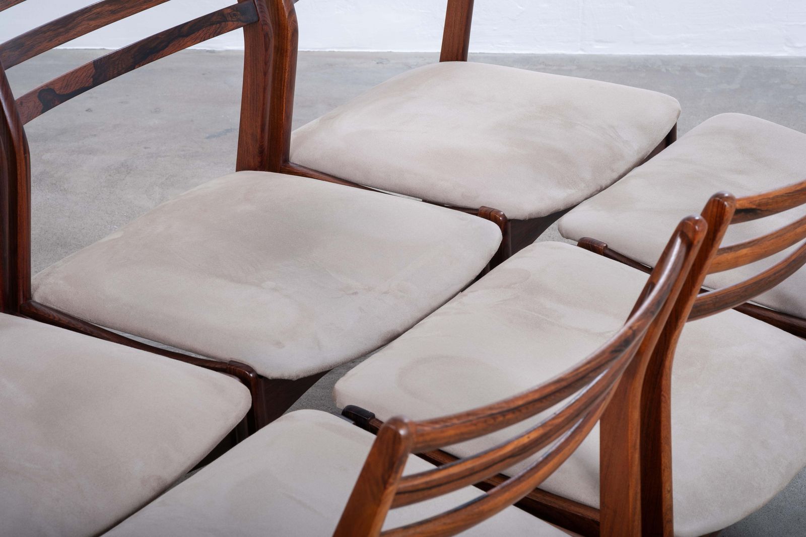 Rosewood Dining Chairs By Vestervig Eriksen For Brdr. Tromborg, Denmark, 1960s photo vinterior