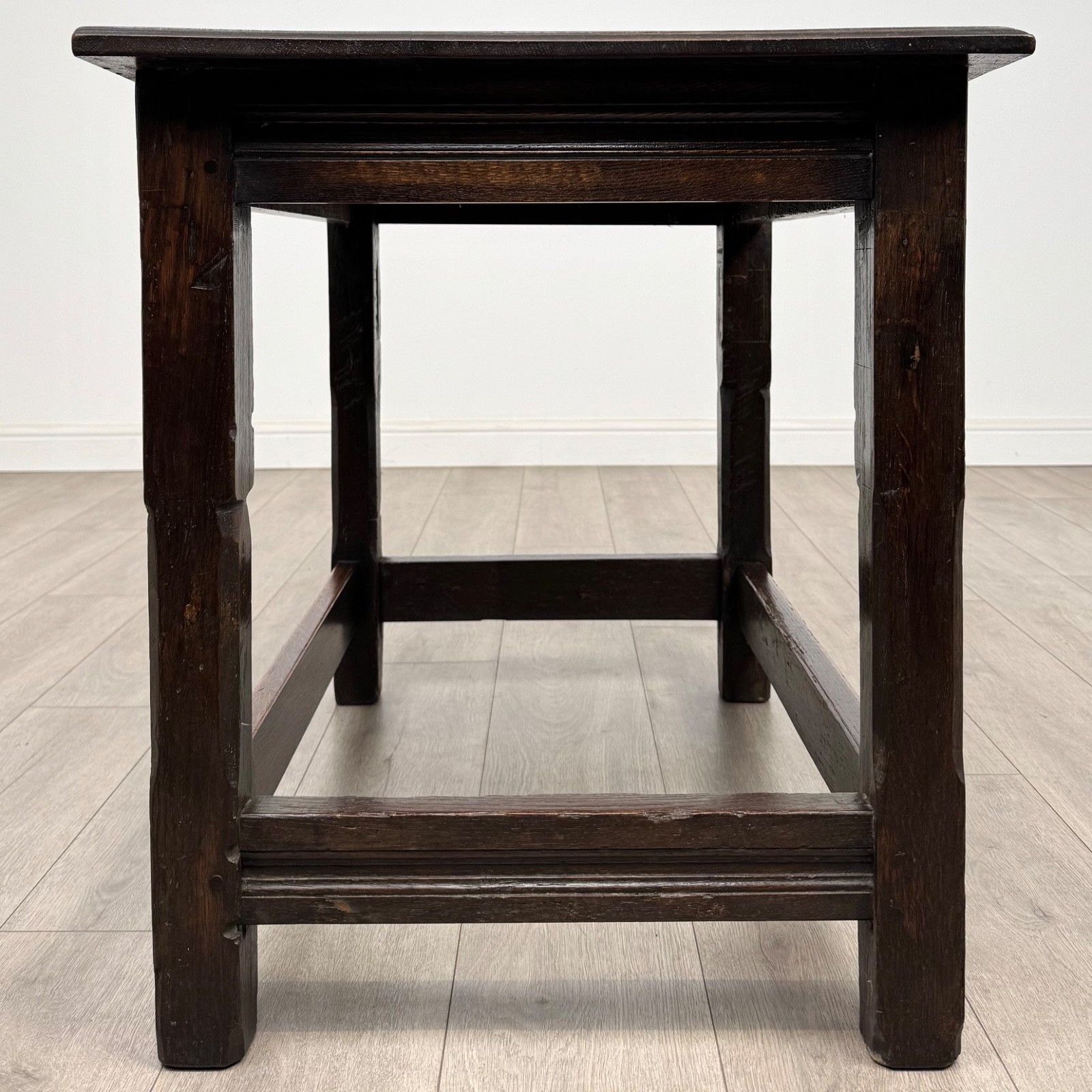 Antique 18th Century Georgian Joint Oak Side Table ( Af 5270 ) photo vinterior