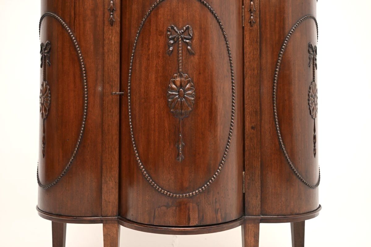Antique Georgian Adam Style Mahogany Cabinet photo buy