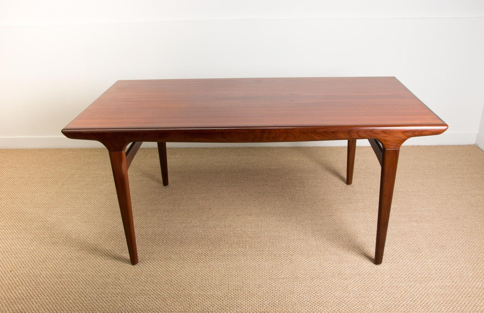 Table à manger danoise extensible en teck, années 1960, par Johannes Andersen pour Uldum Mobelfabrik photo Mobilier