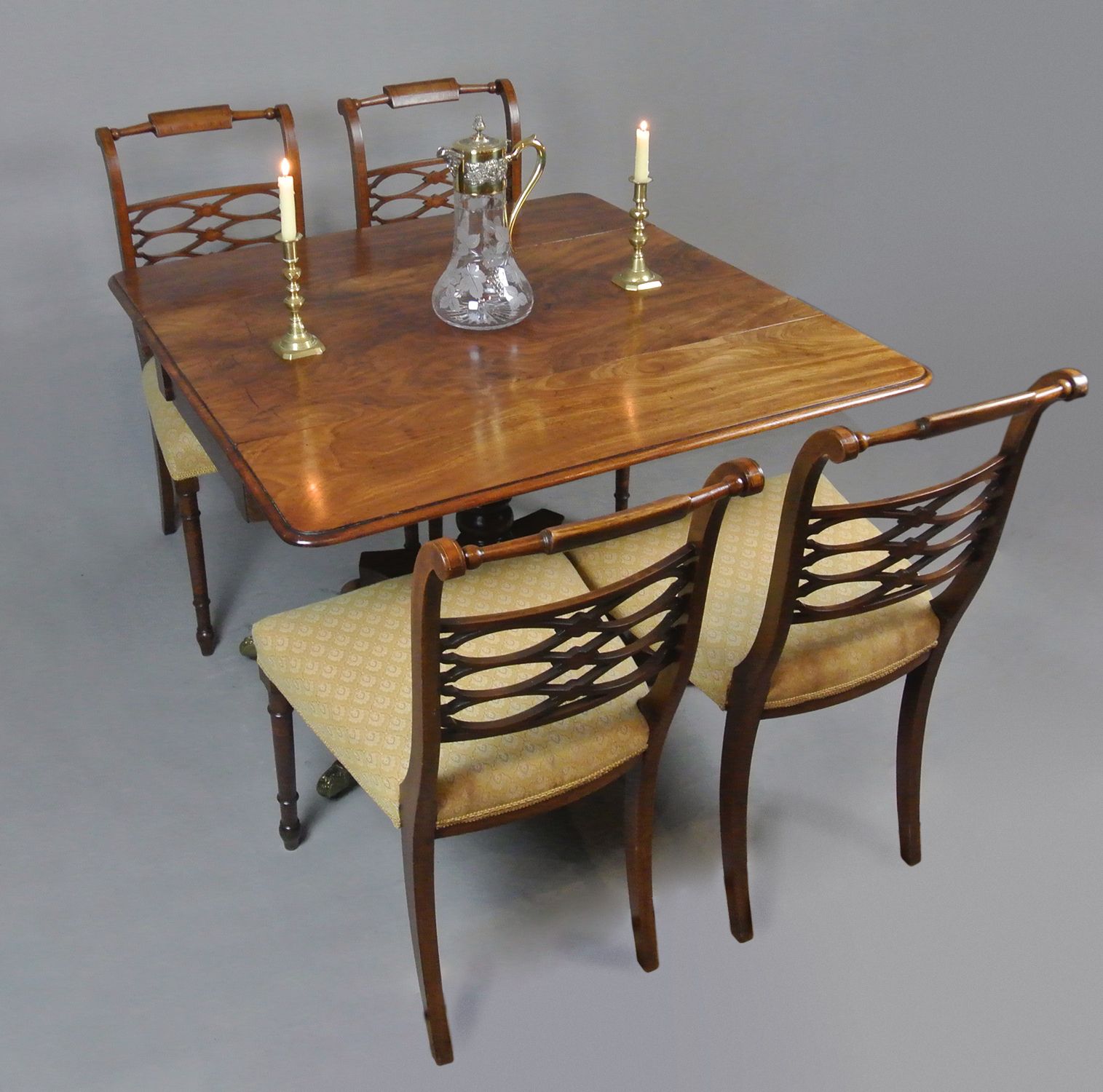 Fine Quality George III Cuban Mahogany Pembroke Table C. 1770