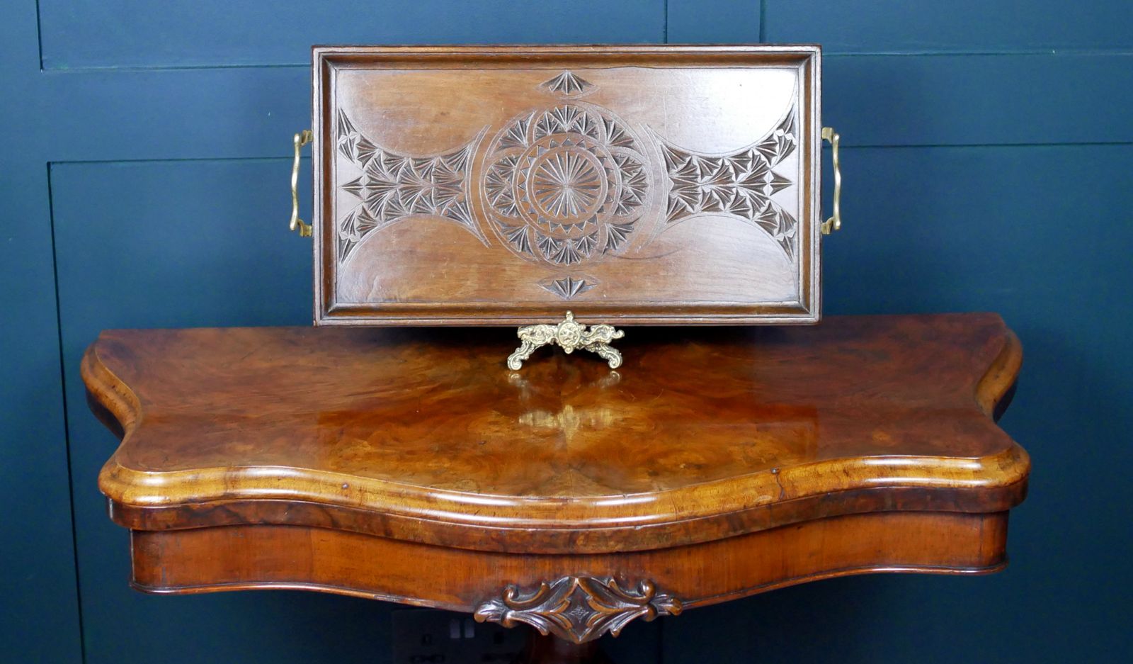 Antique Victorian Arts & Crafts Tray photo for sale