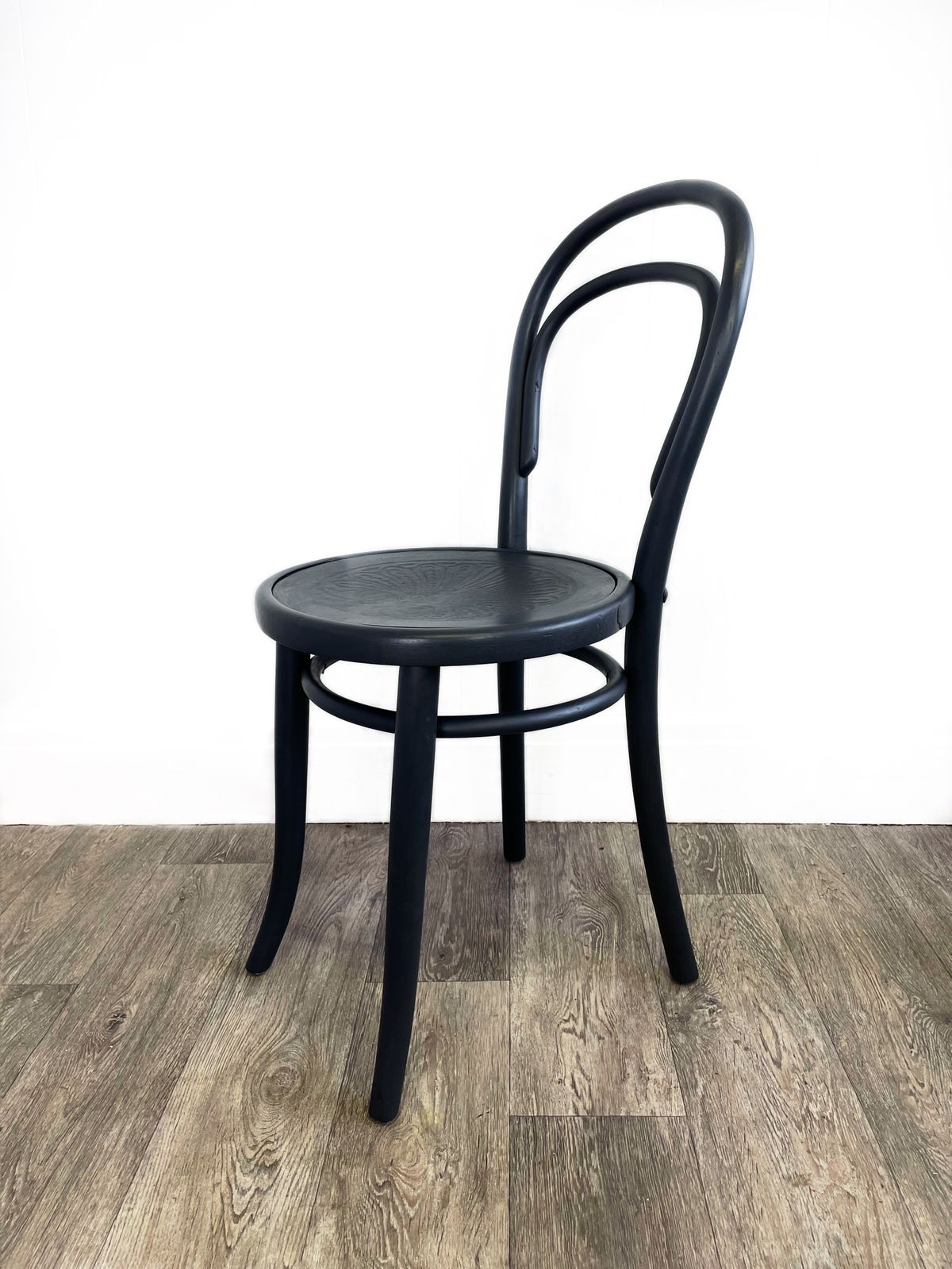 Antique Grey Thonet Style Bentwood Bistro Cafe Chair photo furniture