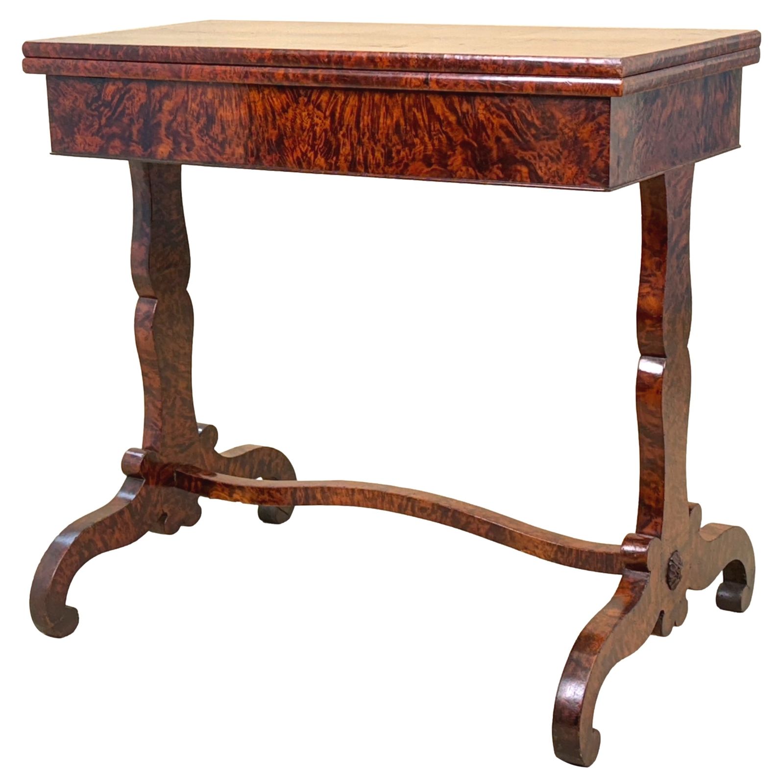 19th Century Thuya Wood Card Games Table (England, Circa 1840)