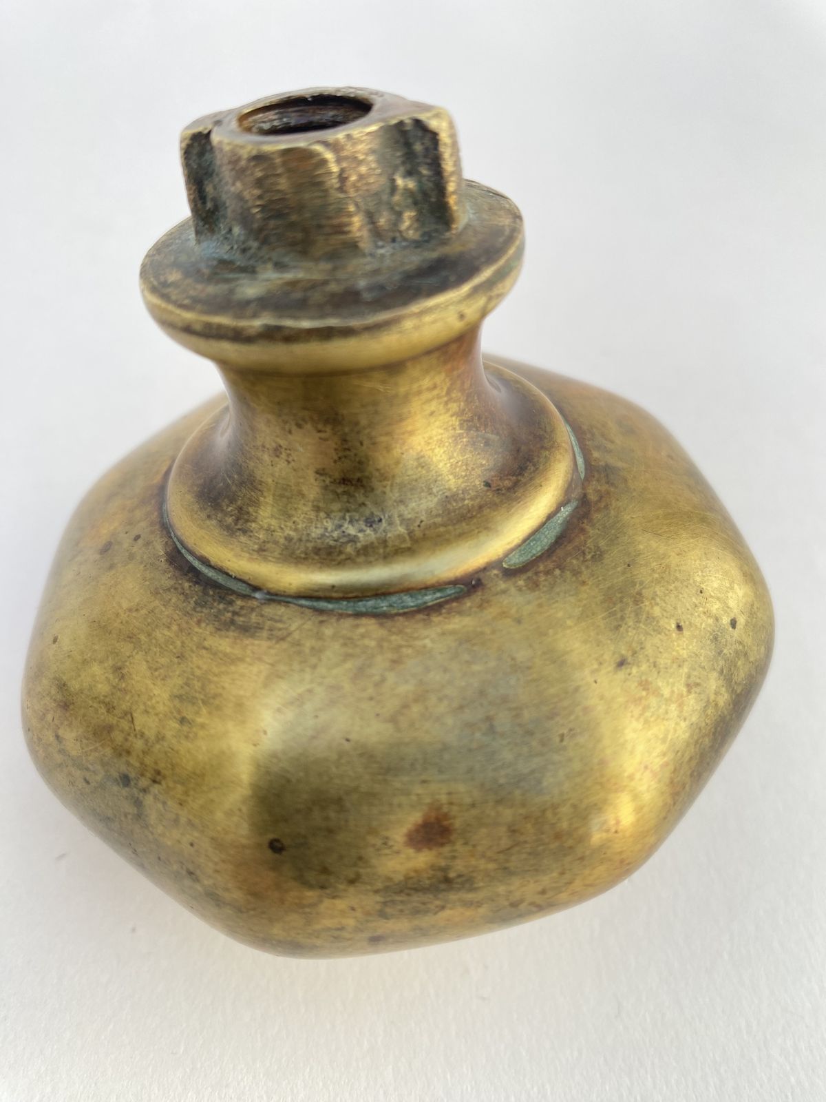 photo buy 19th Century English Brass Front Door Center Pull