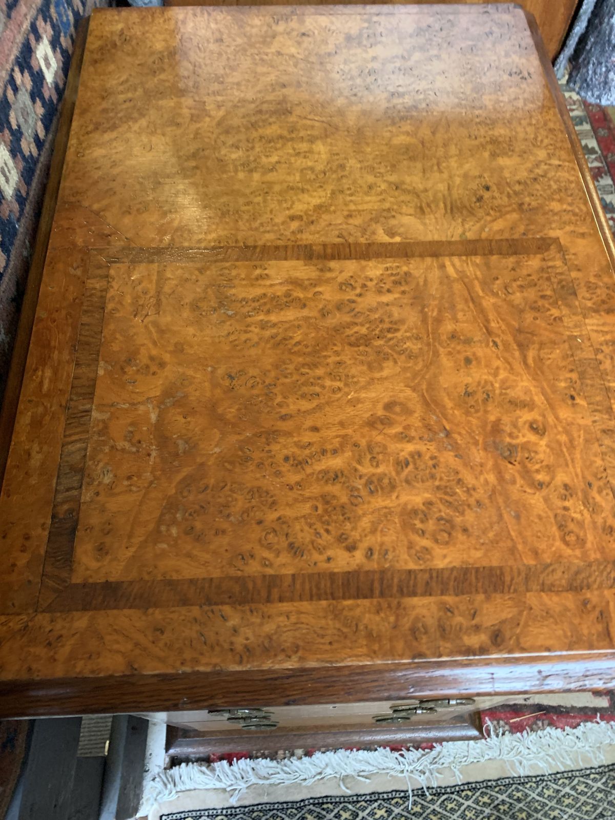 5 Draw Burr Walnut Small Chest photo 650.0
