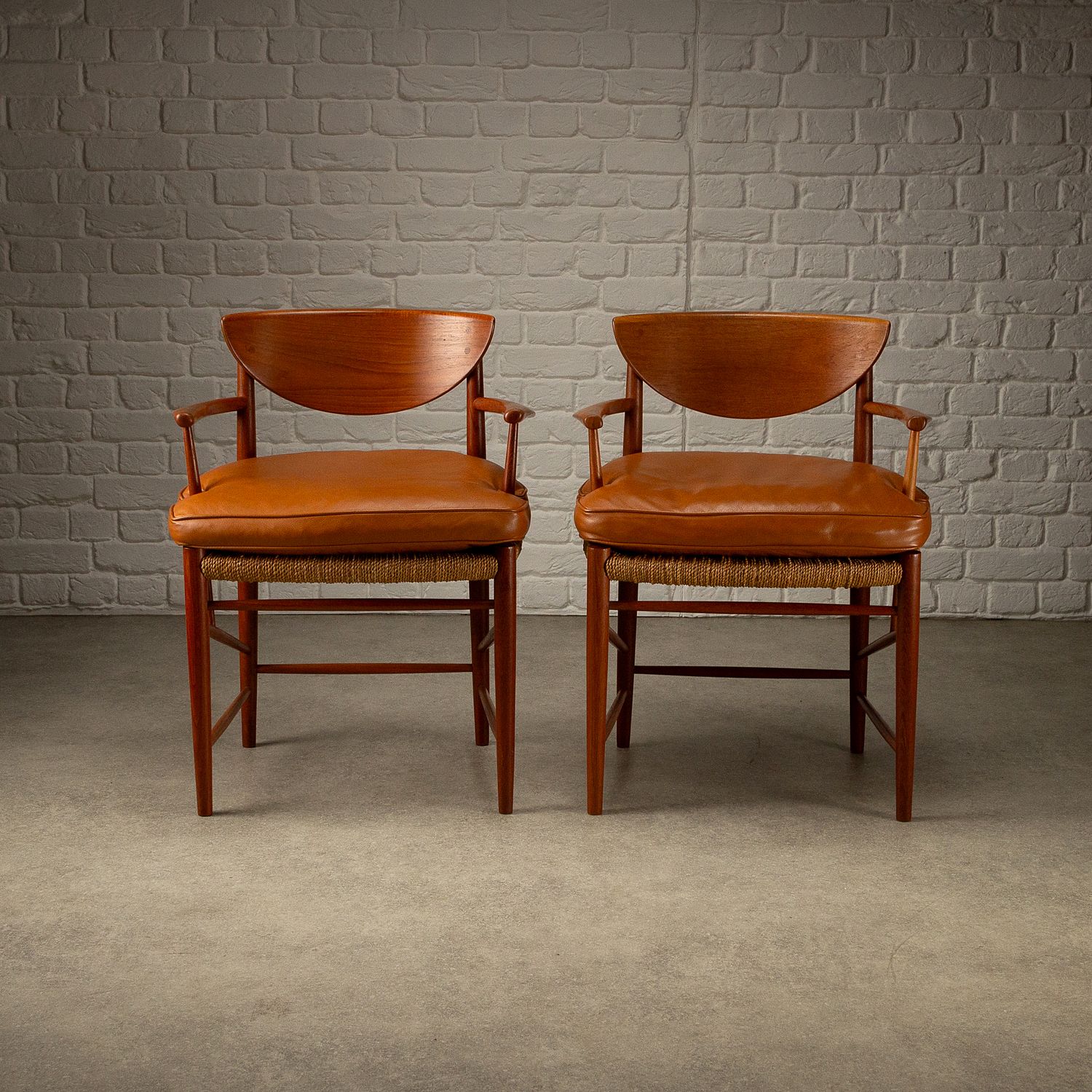 photo vinterior Set Of 10 Model 317 And 316 Dining Chairs And Stools By Hvidt And Mølgaard Nielsen For Søborg Møbelfabrik