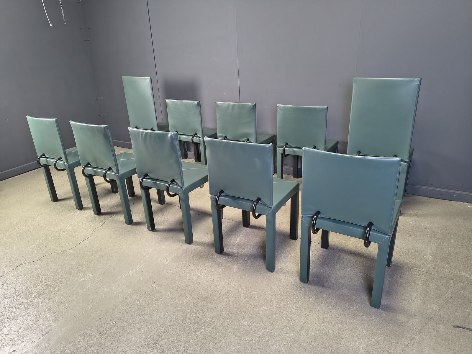 photo for sale Arcadia Dining Chairs By Paolo Piva For B& B Italia Set Of 10