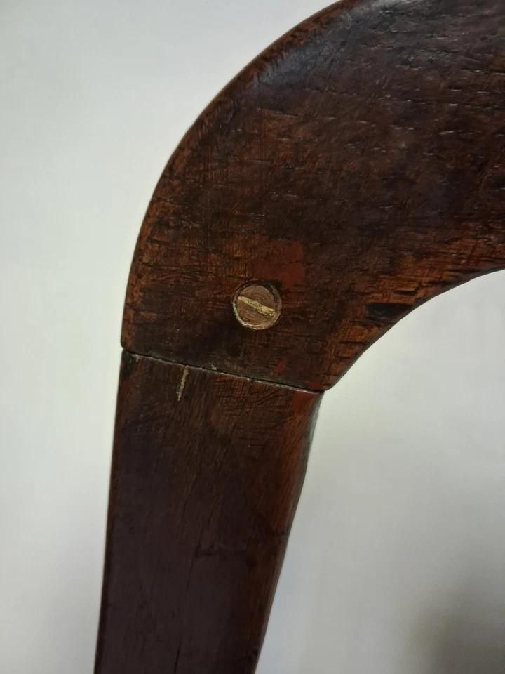 photo furniture Antique Welsh Oak Chair With Vase Back And Deep Patina Aprox 300 Years Old