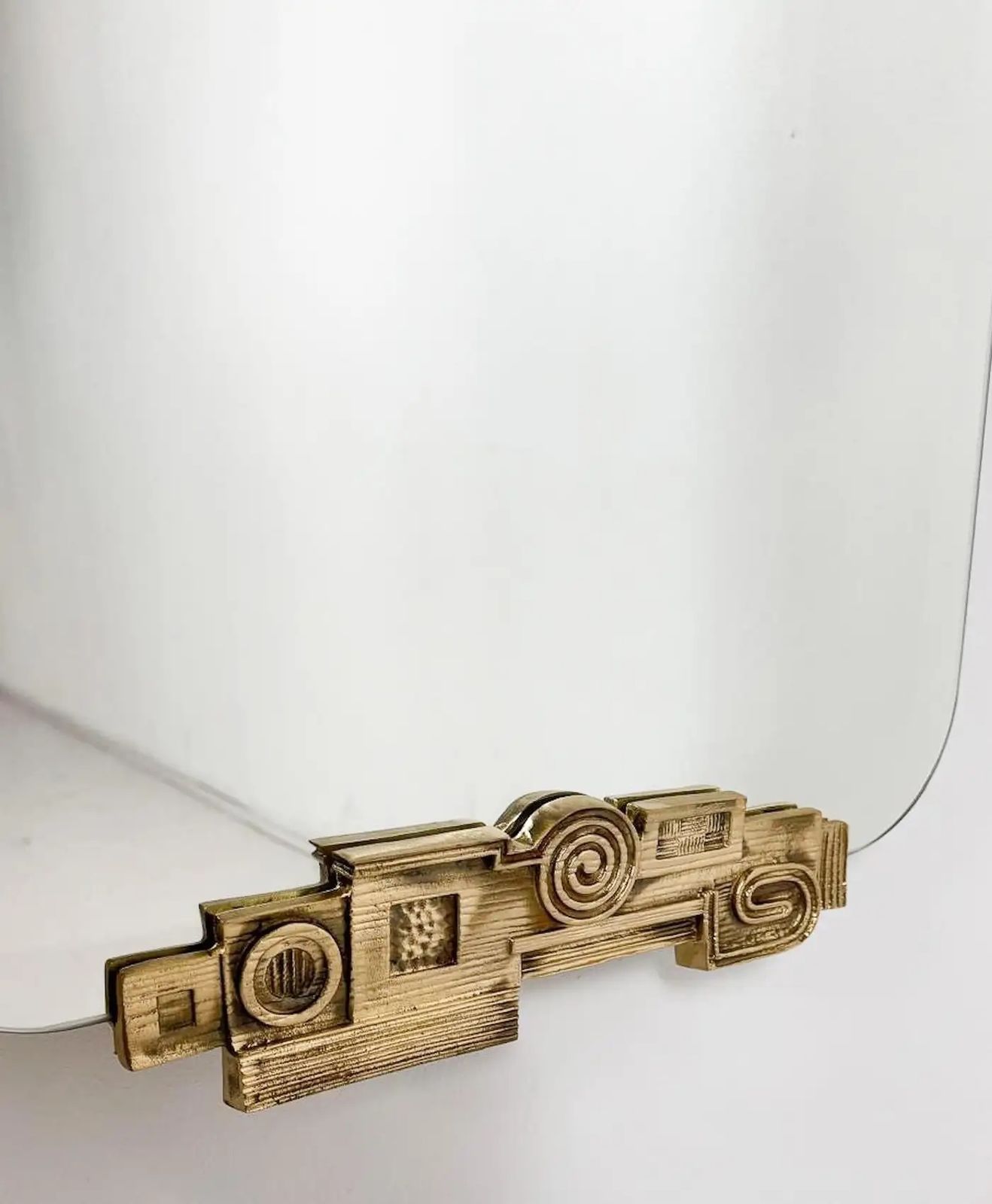 Italian Mirror In The Style Of Luciano Frigerio – 1960s photo for sale
