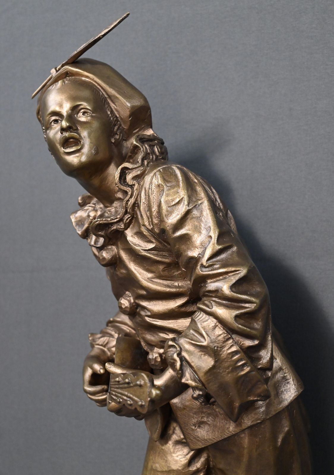 Bronze Sculpture "By The Light Of The Moon" Signed Bouret – Late 19th Century photo buy