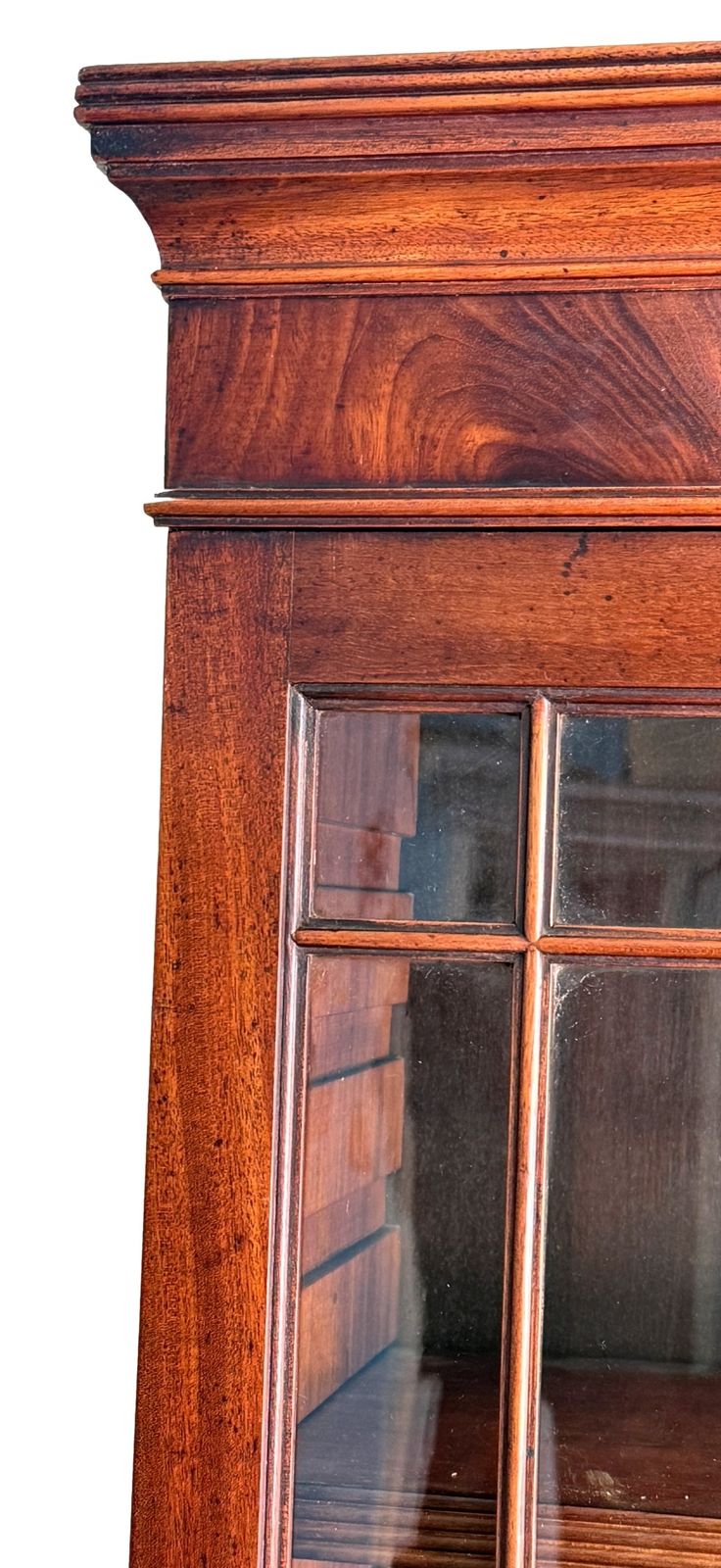 Unusual 18th Century Georgian Mahogany Display Cabinet (England, Circa 1790) photo furniture