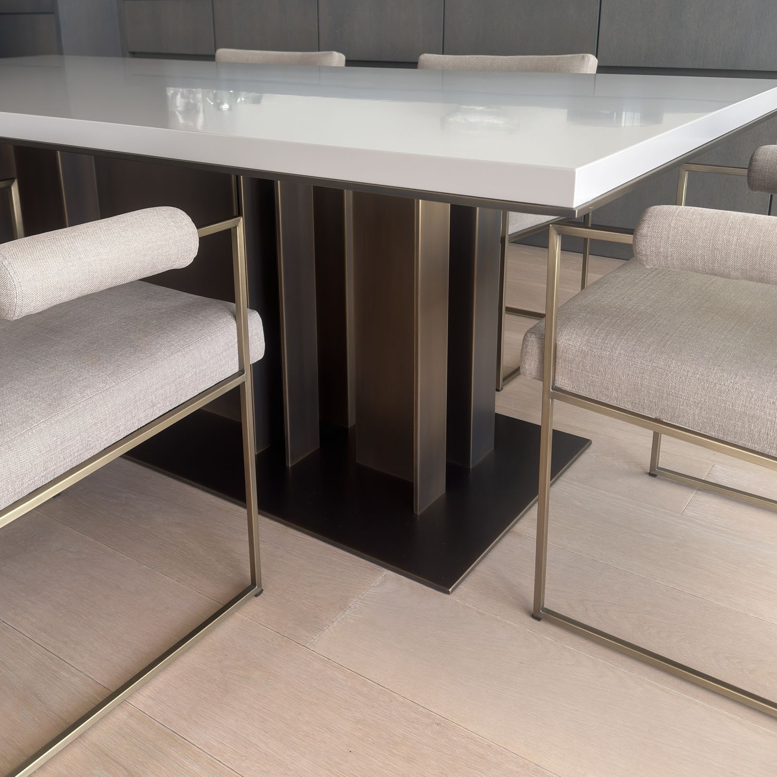 Nila Bronze Dining Table By Davide Sozzi For Promemoria, Italy, 2019 photo furniture