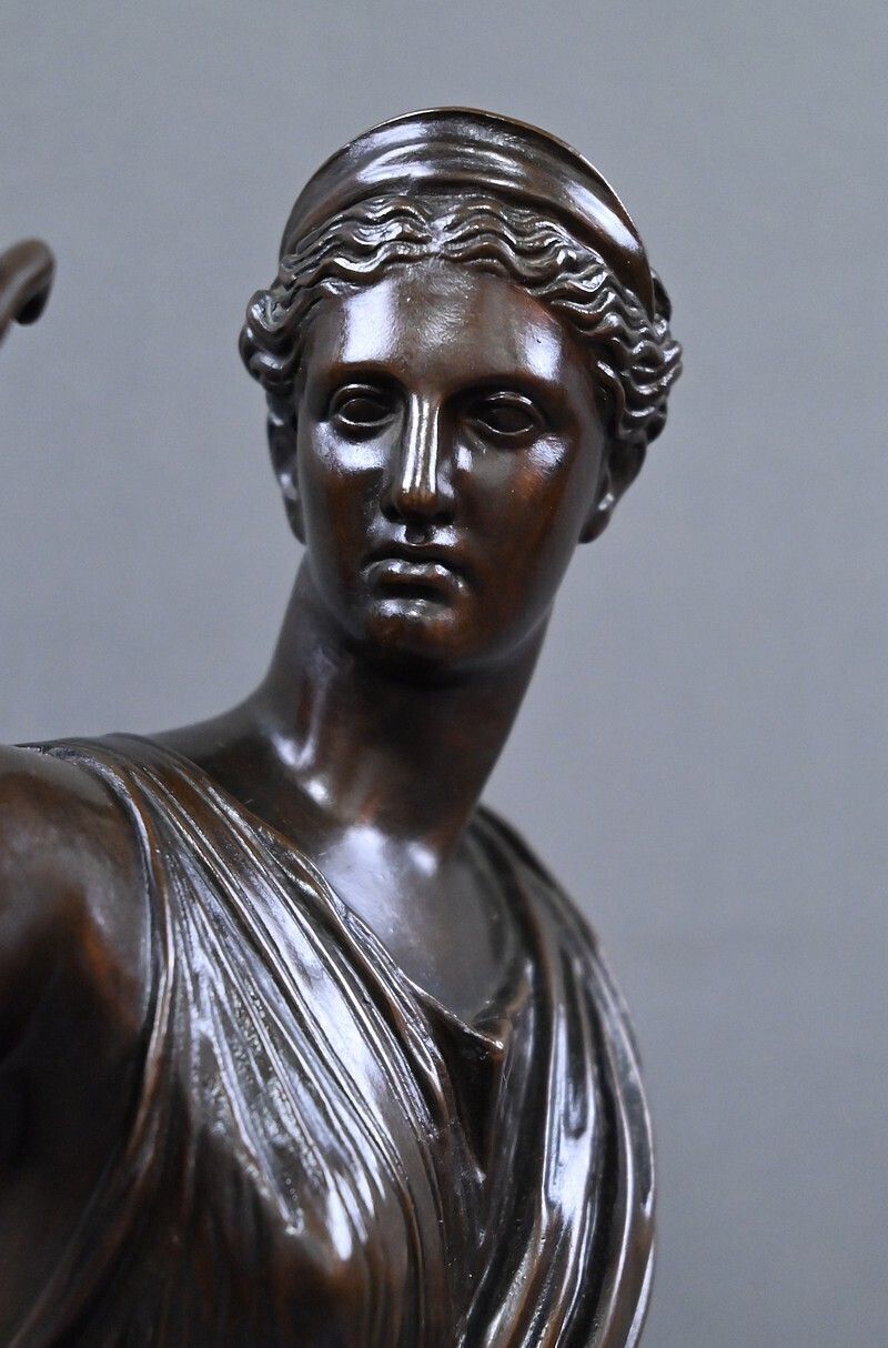 photo furniture Important Bronze Sculpture "Diana The Huntress" After Leochares – Part 2, 19th Century