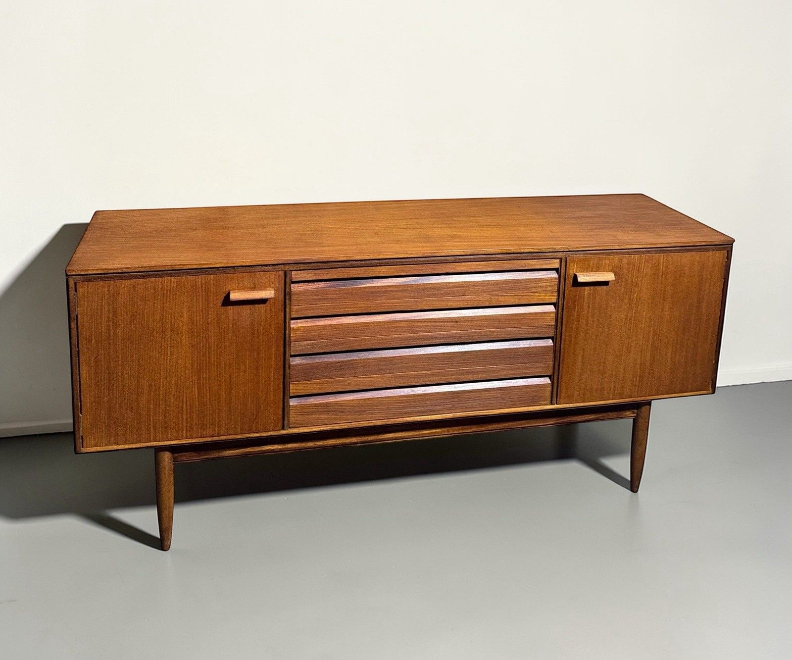White And Newton Teak And Afromosia Sideboard Rare Mid Century C1960s photo vintage