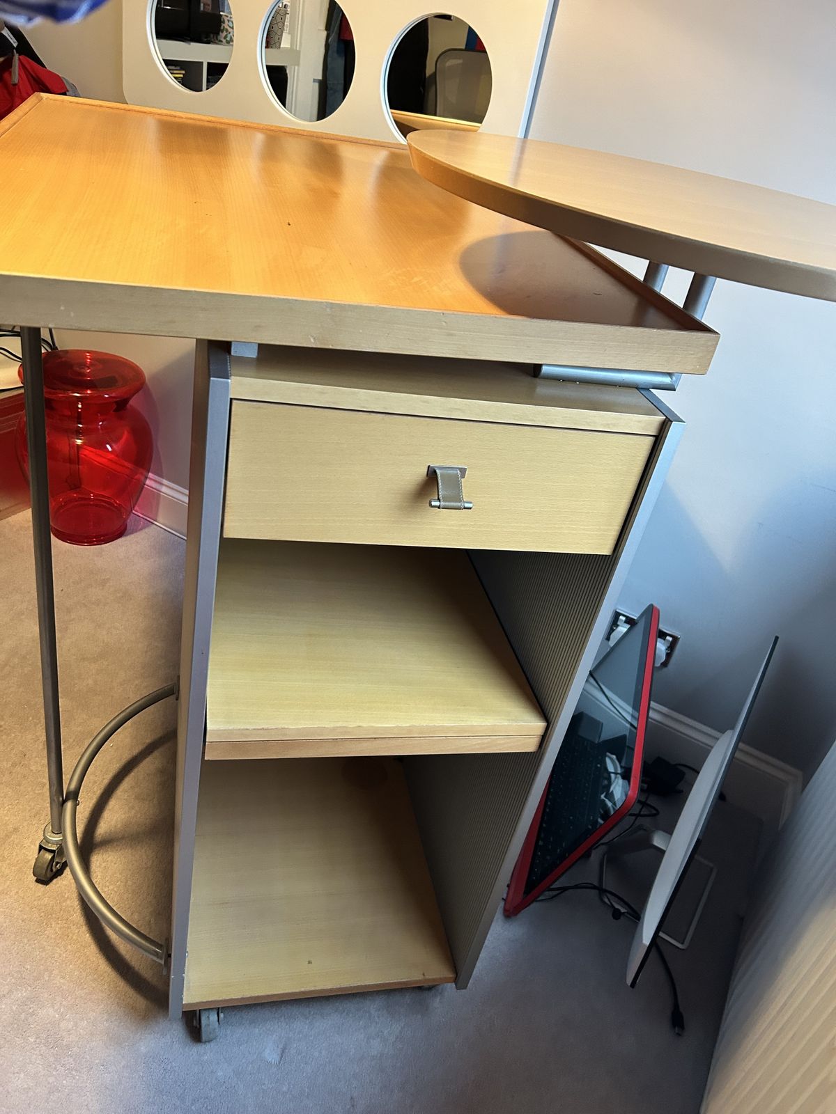 Ligne Roset Modernist Drafting Desk & Chair  Designed By Peter Maly. photo buy