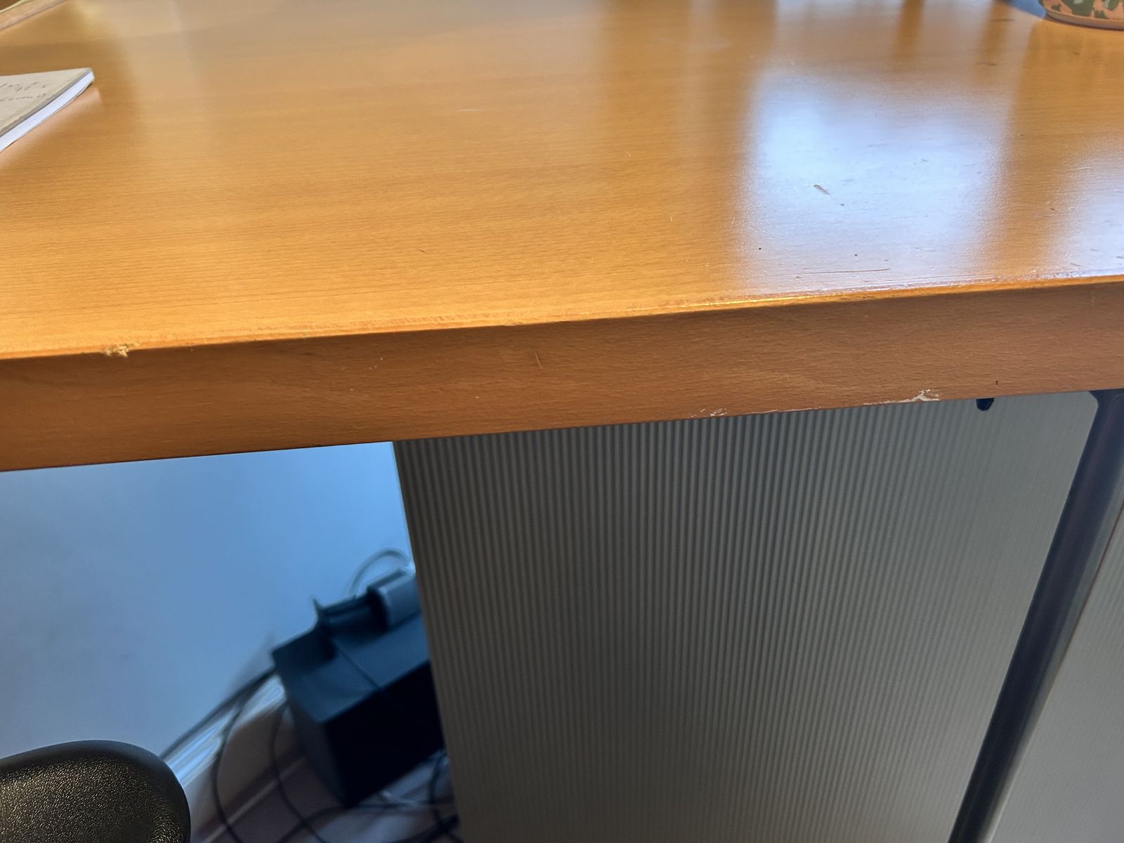 photo for sale Ligne Roset Modernist Drafting Desk & Chair  Designed By Peter Maly.