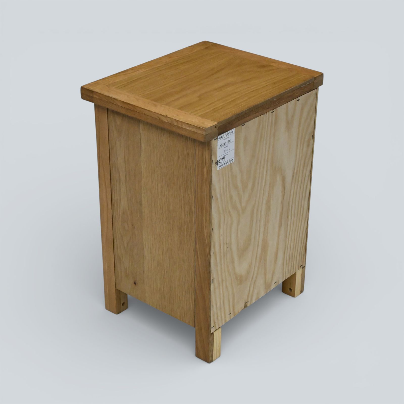 Small Light Oak Bedside Chest Of Drawers Free Uk Delivery* photo Furniture