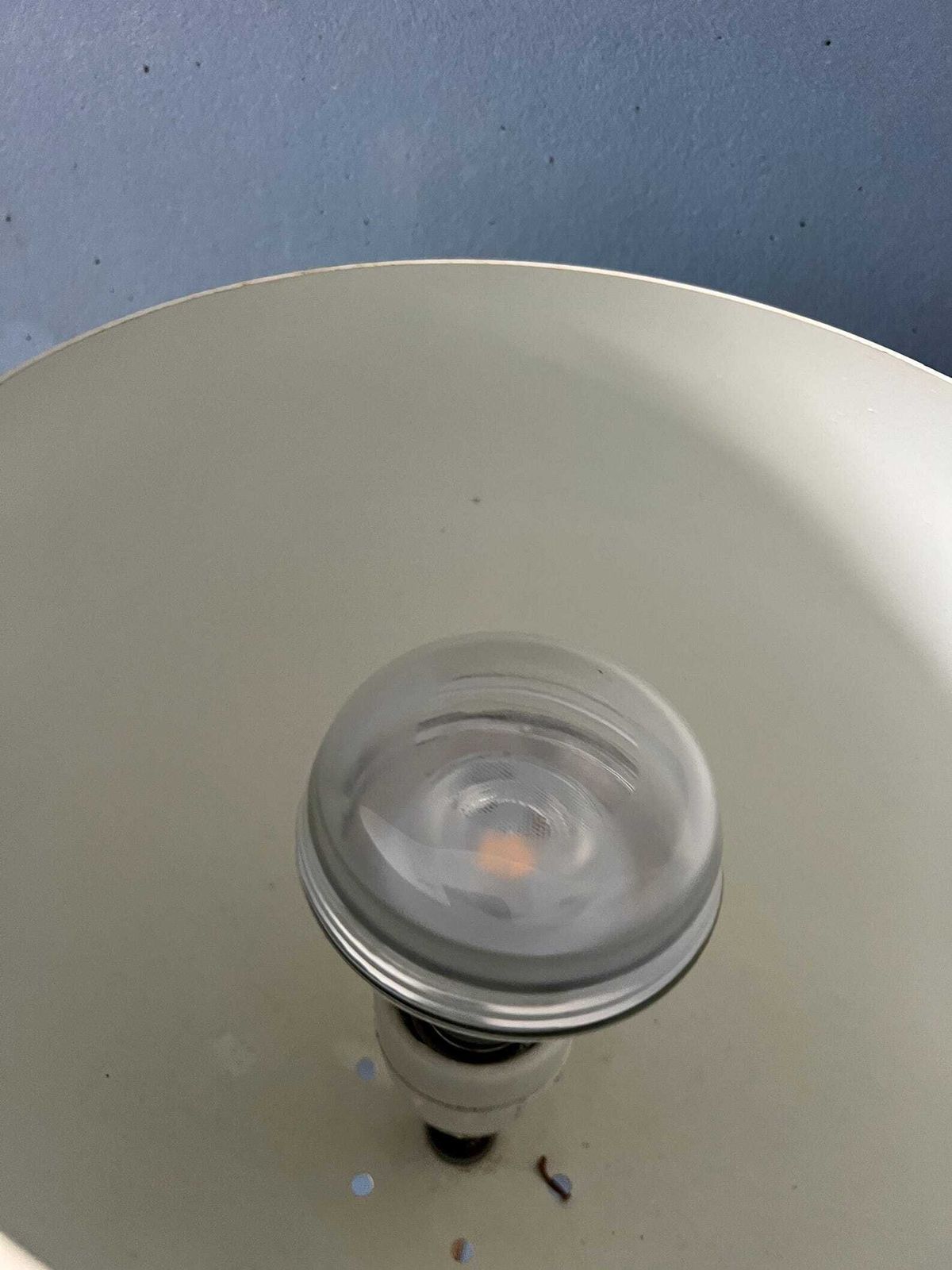 photo buy White Mid Century Space Age Eyeball Floor Lamp