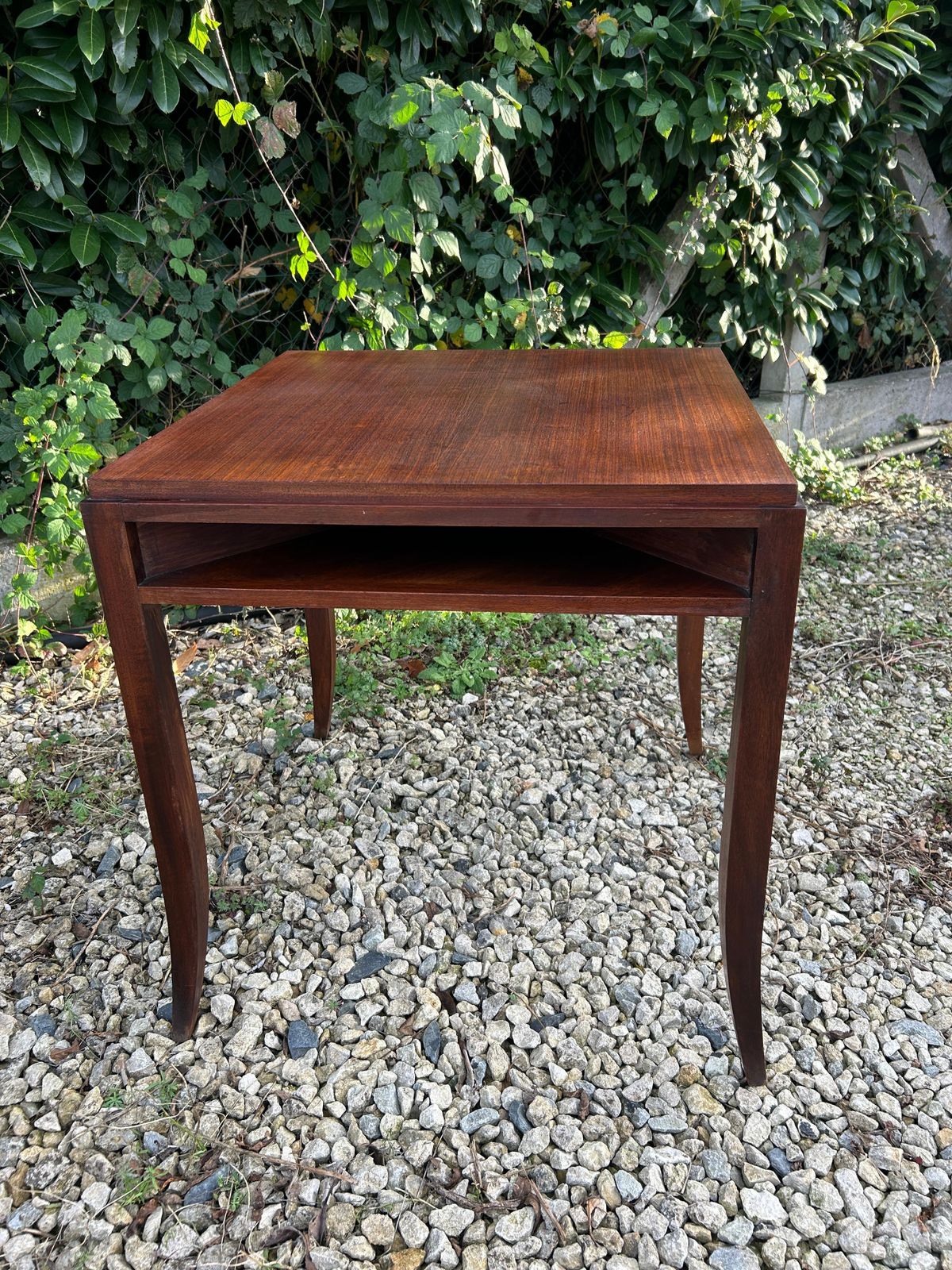 Art Deco Game Table By Gauthier Poinsignon, Rosewood, France, 1930 photo vinterior
