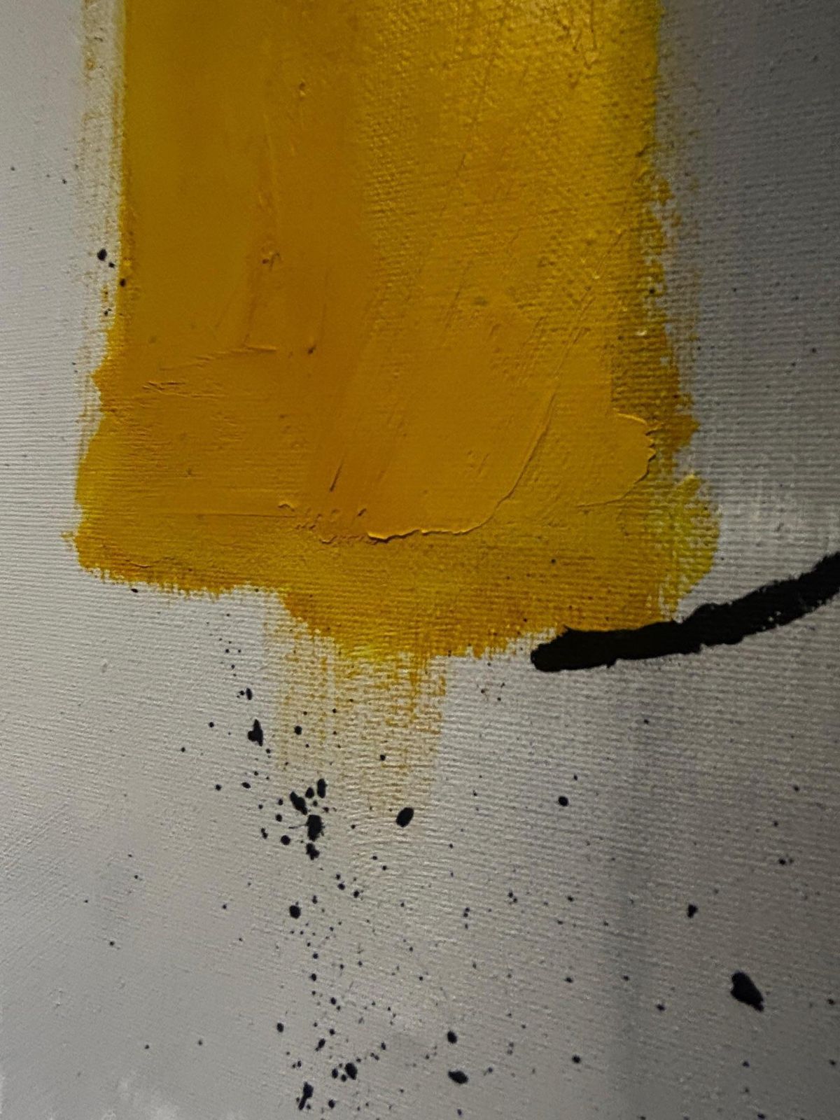 photo buy Abstract Painting On Canvas, 21st Century, Signed, Vibrant Colors And Textures