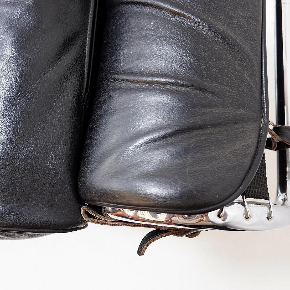 photo furniture Lc4 Chaise Longue By Le Corbusier, Perriand, Steel & Leather, Vintage