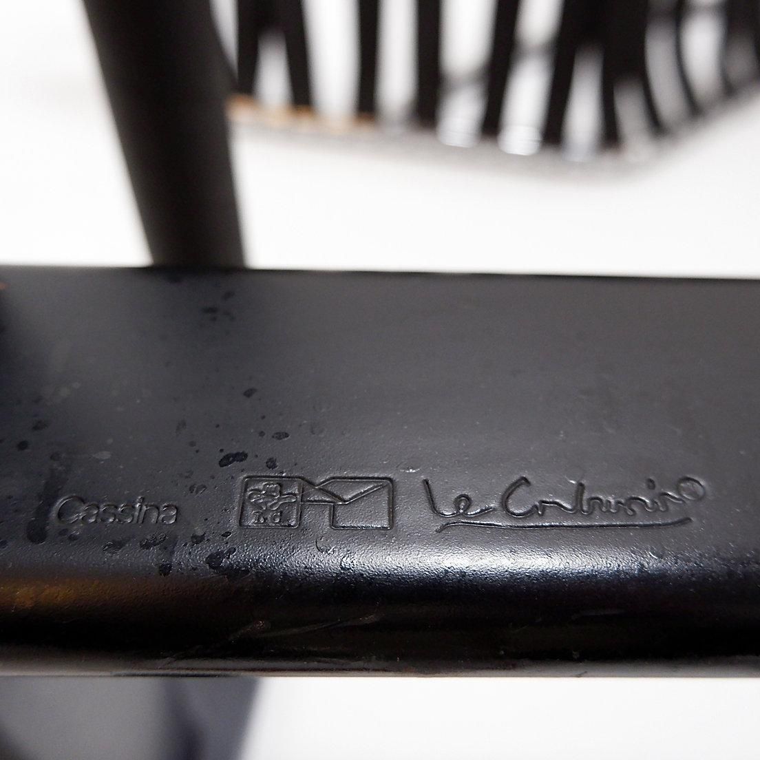 photo vinterior Lc4 Chaise Longue By Le Corbusier, Perriand, Steel & Leather, Vintage