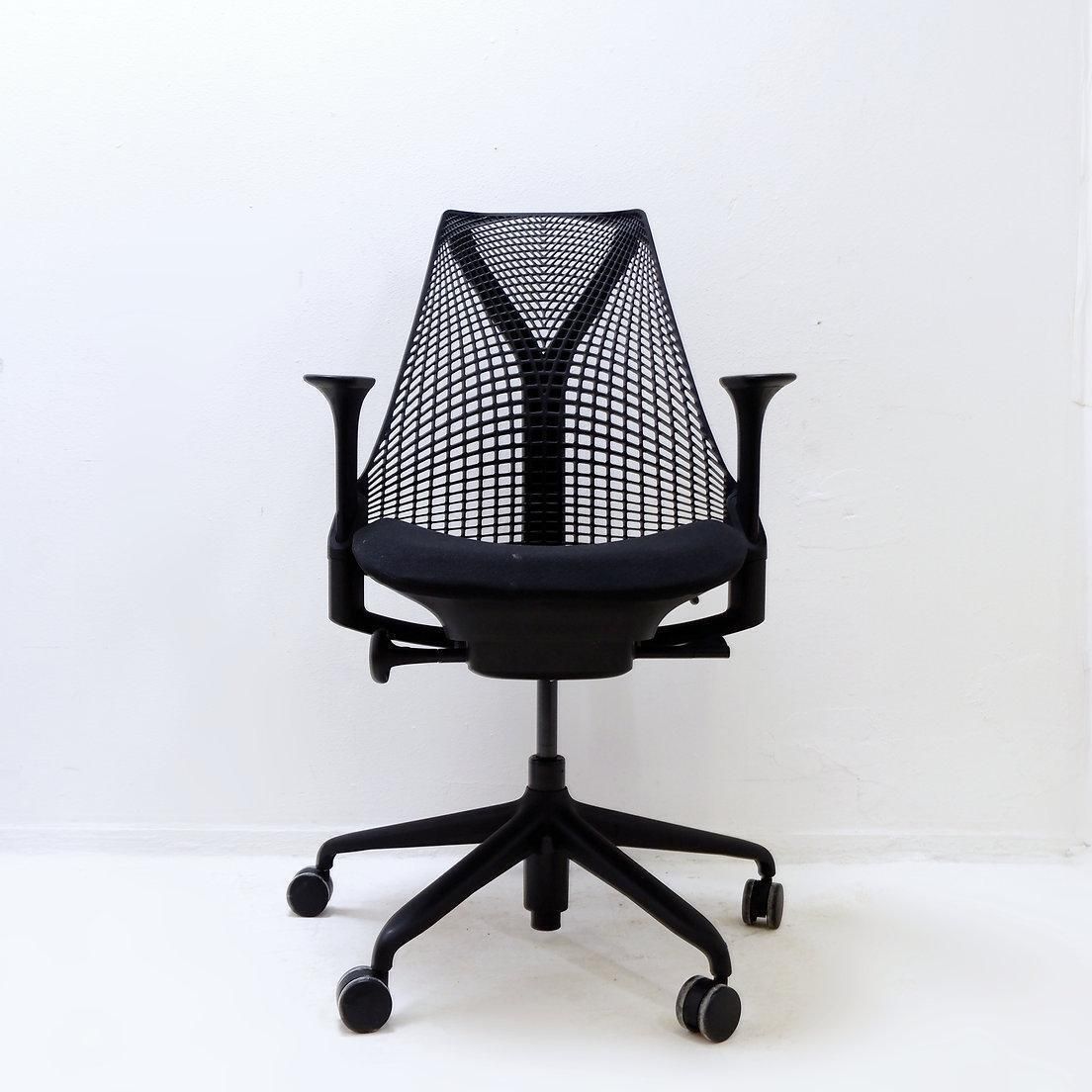 Sayl Ergonomic Office Chair By Yves Behar For Herman Miller, Black photo furniture