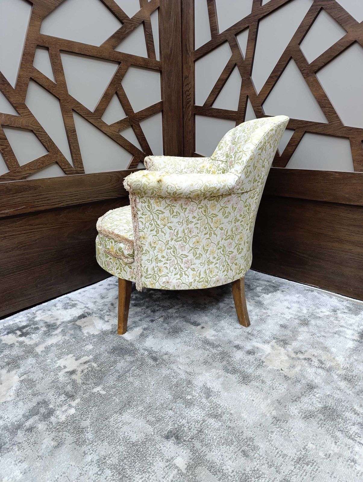 1950s Sprung Tub Armchair – Ideal Upcycling Project photo for sale