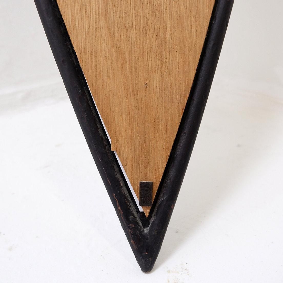 Home Decor Modern Oval Mirror By Deknudt, Thin Metal Frame, 20th Century photo