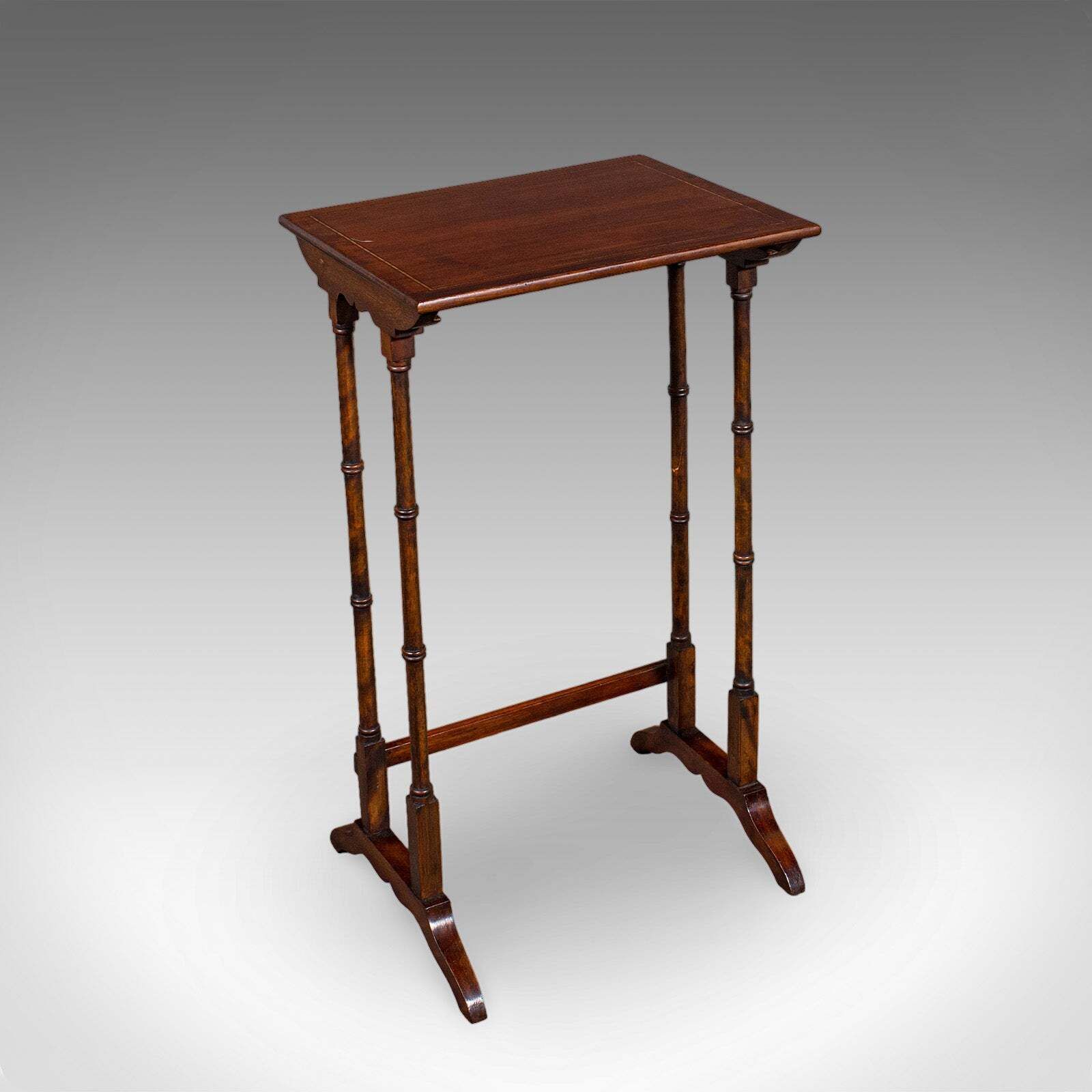 photo furniture Antique Quartetto Of Nesting Tables, English, Set Of 4, Occasional, Edwardian