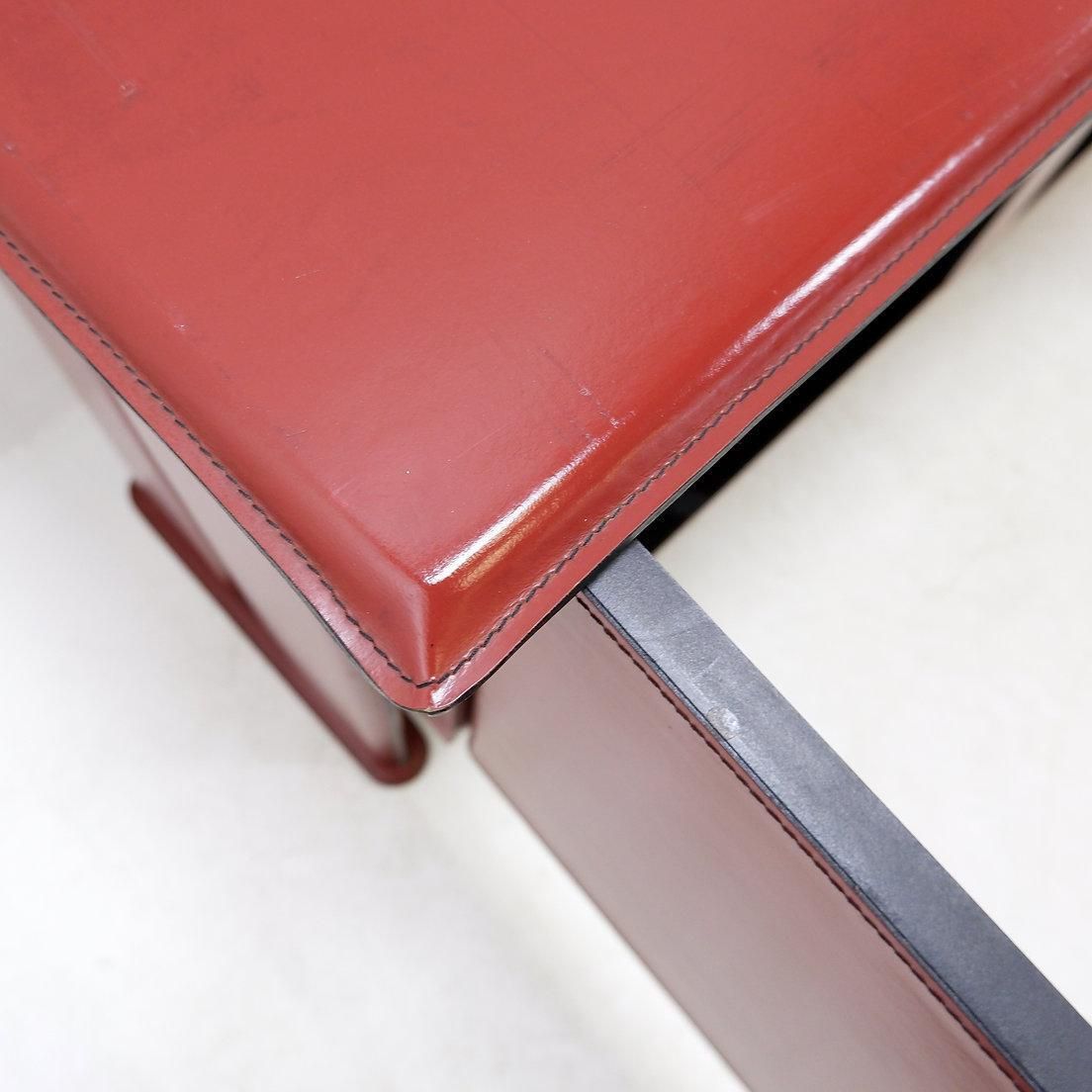 Furniture Leather Sideboard By De Couro Of Brazil   1980s   2 Available photo