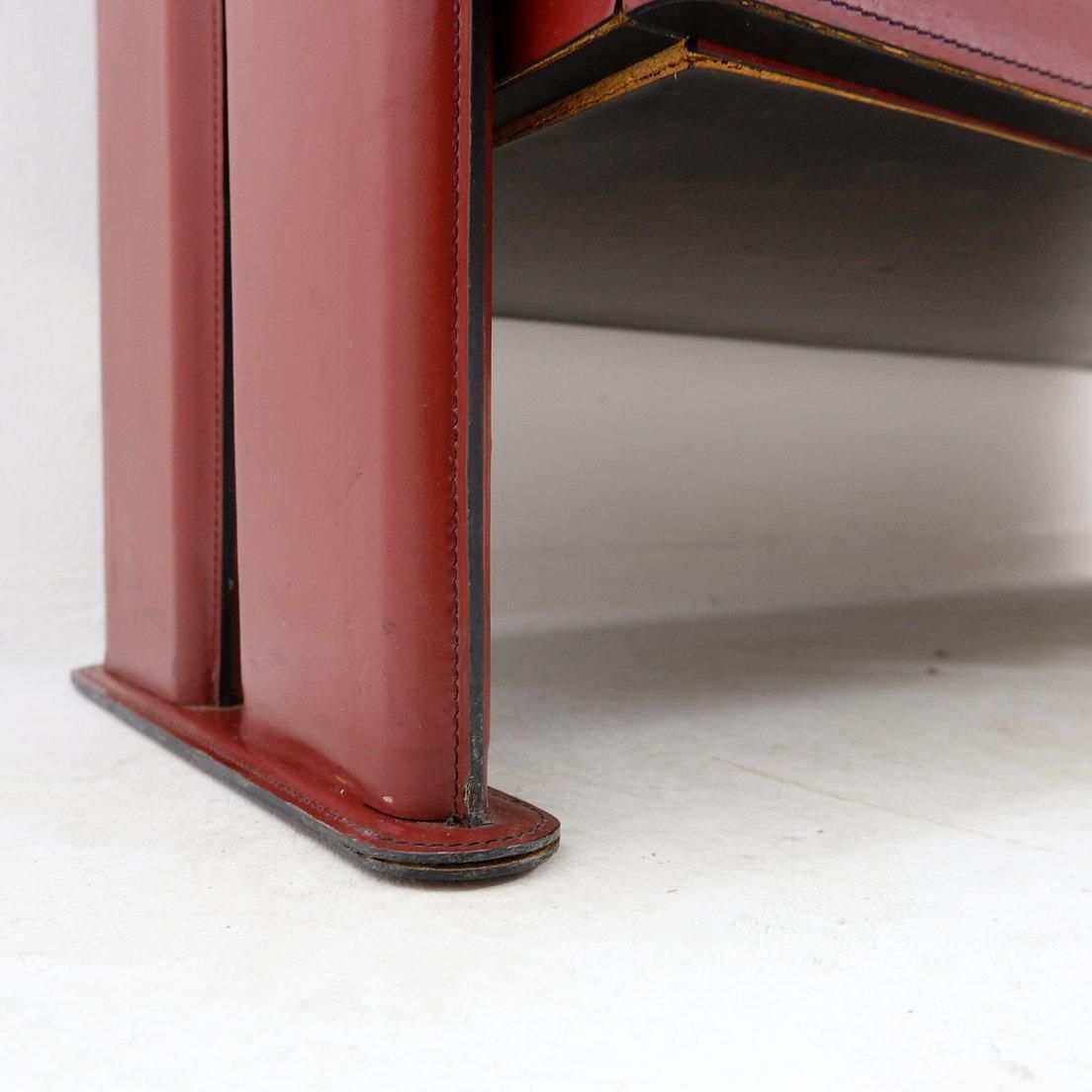 1682.0 Leather Sideboard By De Couro Of Brazil   1980s   2 Available photo