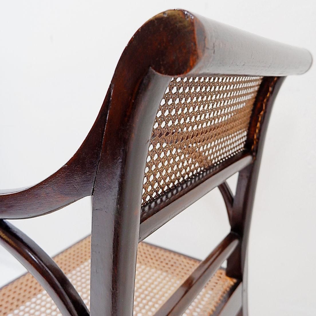 Mid Century Modern Bentwood Chairs With Cane Seats And Backs photo Furniture