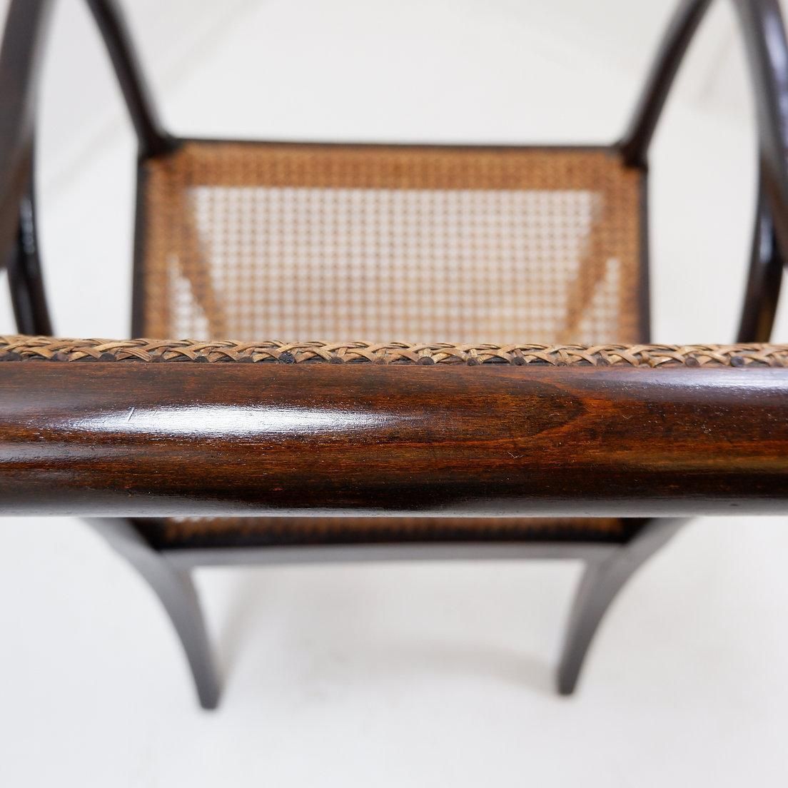 Mid Century Modern Bentwood Chairs With Cane Seats And Backs photo buy