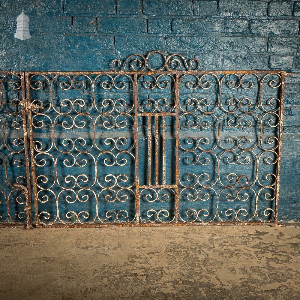 Scrollwork Driveway Gates, Victorian Wrought Iron photo buy