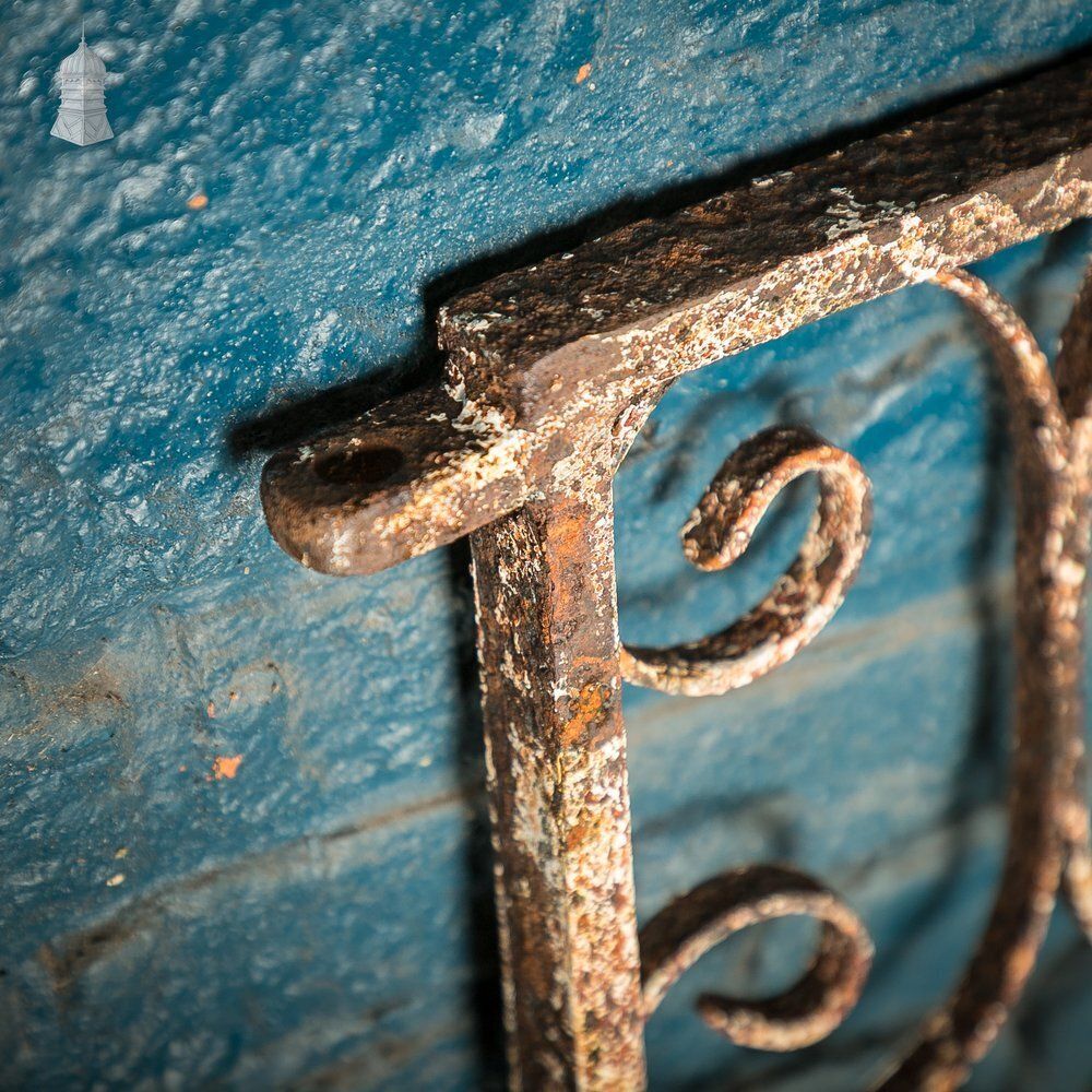 Scrollwork Driveway Gates, Victorian Wrought Iron photo vintage