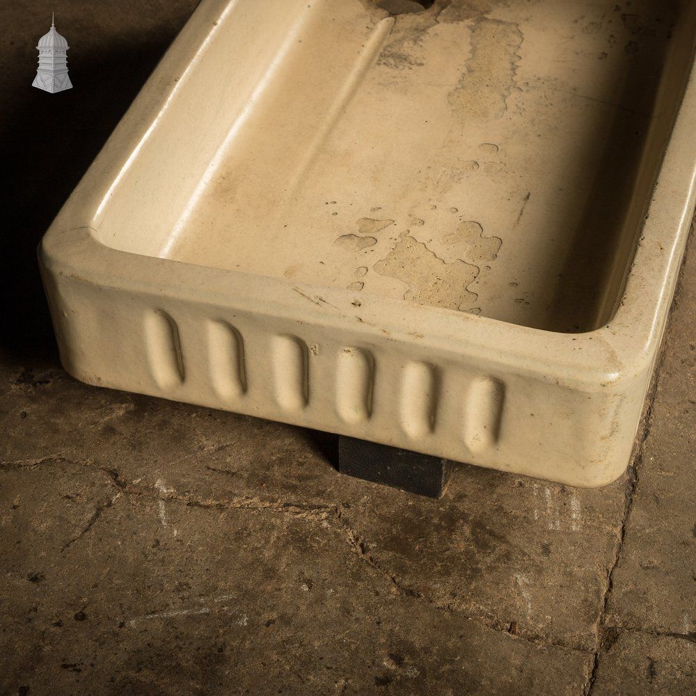 Cane Trough Planter, Shallow Fluted photo Garden Decor