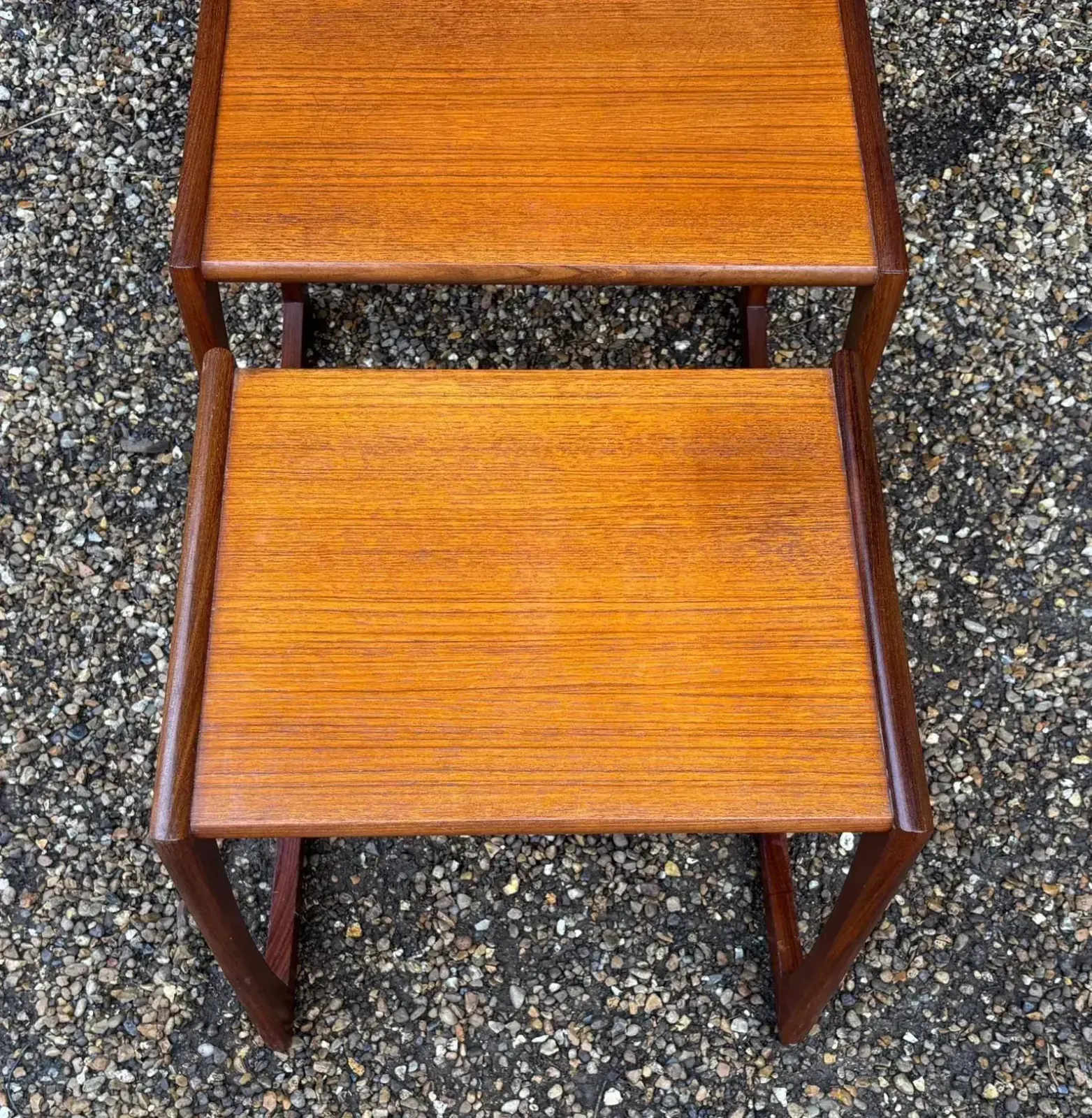 G Plan Mid Century Quadrille Nest Of Tables photo vintage