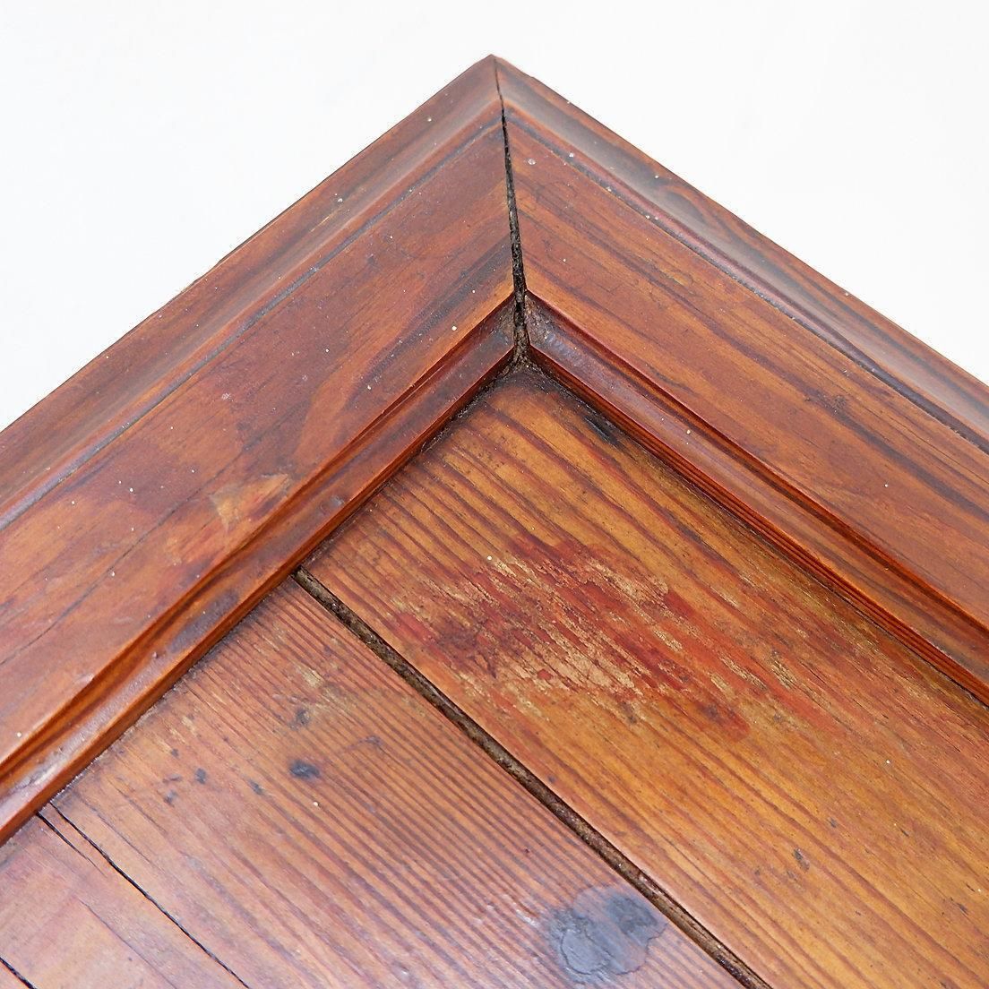 Antique Wooden Sellette Plant Stand, Art Nouveau Vintage Design photo vintage