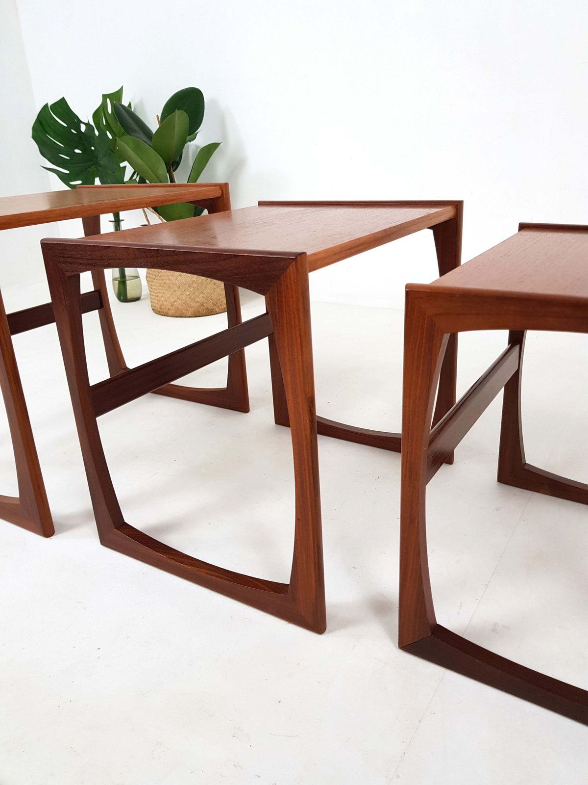G Plan Nest Of Tables, Modernist photo vinterior