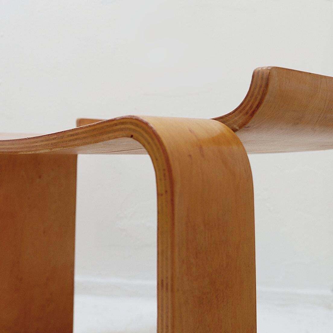 Furniture Pair Of Stools ‘Museum’ By Sven Kai Larsen For Ströms Möbler   Sweden 1963 photo